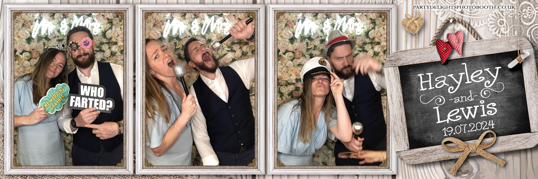 Hayley and Lewis's Wedding | View more photos from the event at gallery.partydelightsphotobooth.co.uk/u/PartyDelightsPhotoBooth/Hayley-and-Lewiss-Wedding