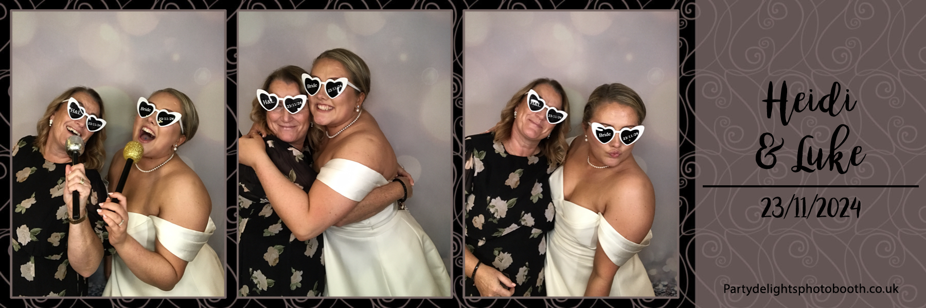 Heidi and Luke's Wedding | View more photos from the event at gallery.partydelightsphotobooth.co.uk/u/PartyDelightsPhotoBooth/Heidi-and-Lukes-Wedding