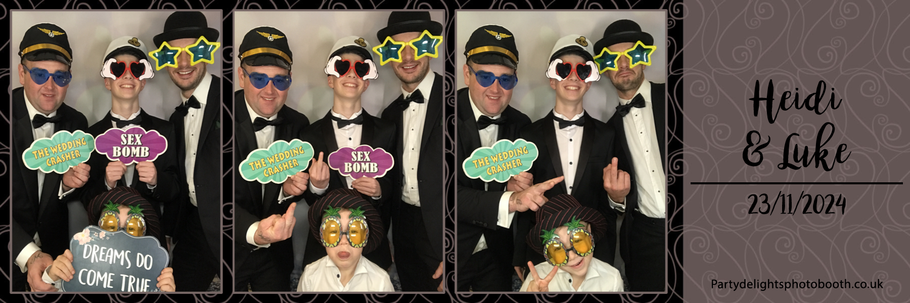Heidi and Luke's Wedding | View more photos from the event at gallery.partydelightsphotobooth.co.uk/u/PartyDelightsPhotoBooth/Heidi-and-Lukes-Wedding