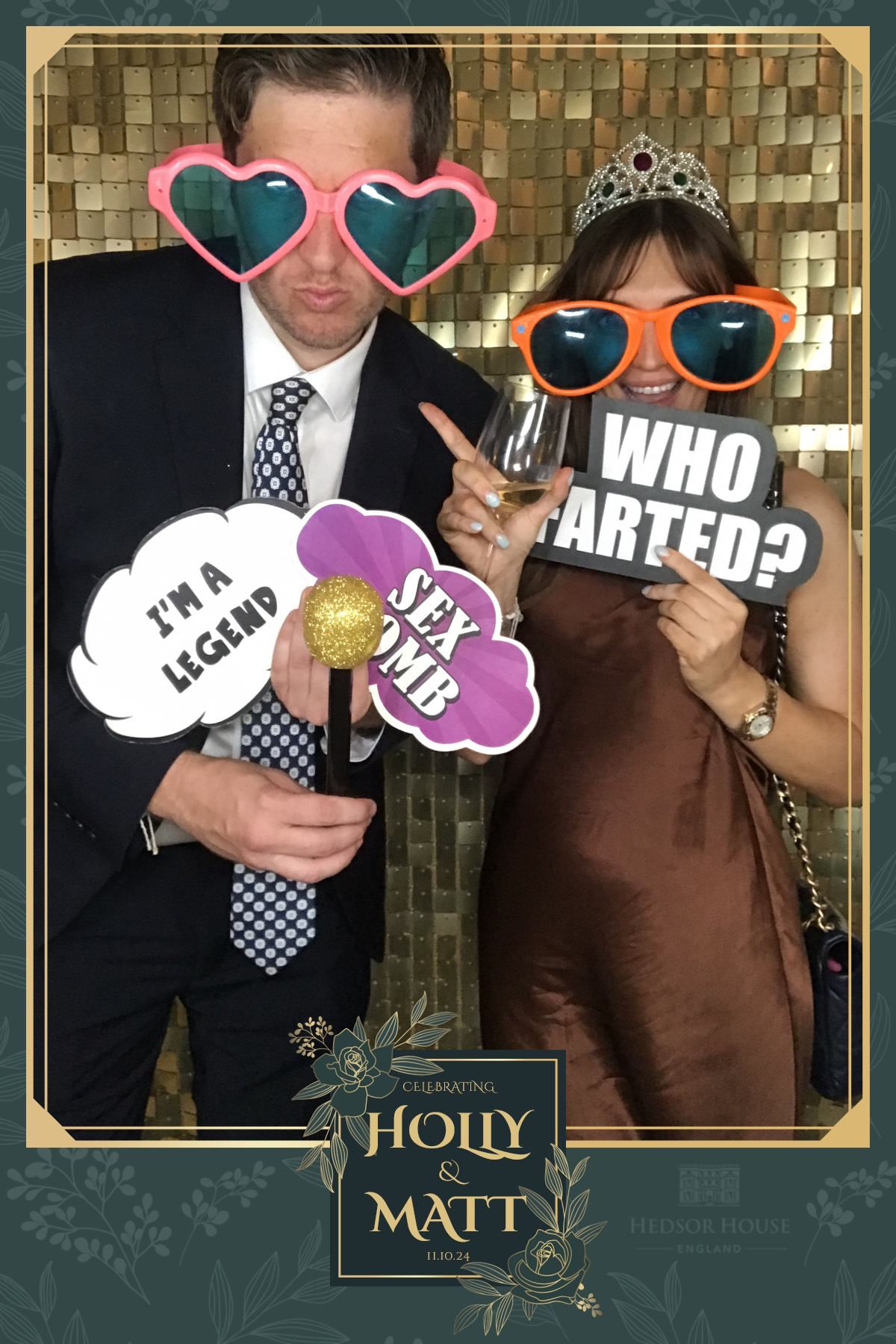 Its our wedding day | View more photos from the event at gallery.partydelightsphotobooth.co.uk/u/PartyDelightsPhotoBooth/Its-our-wedding-day