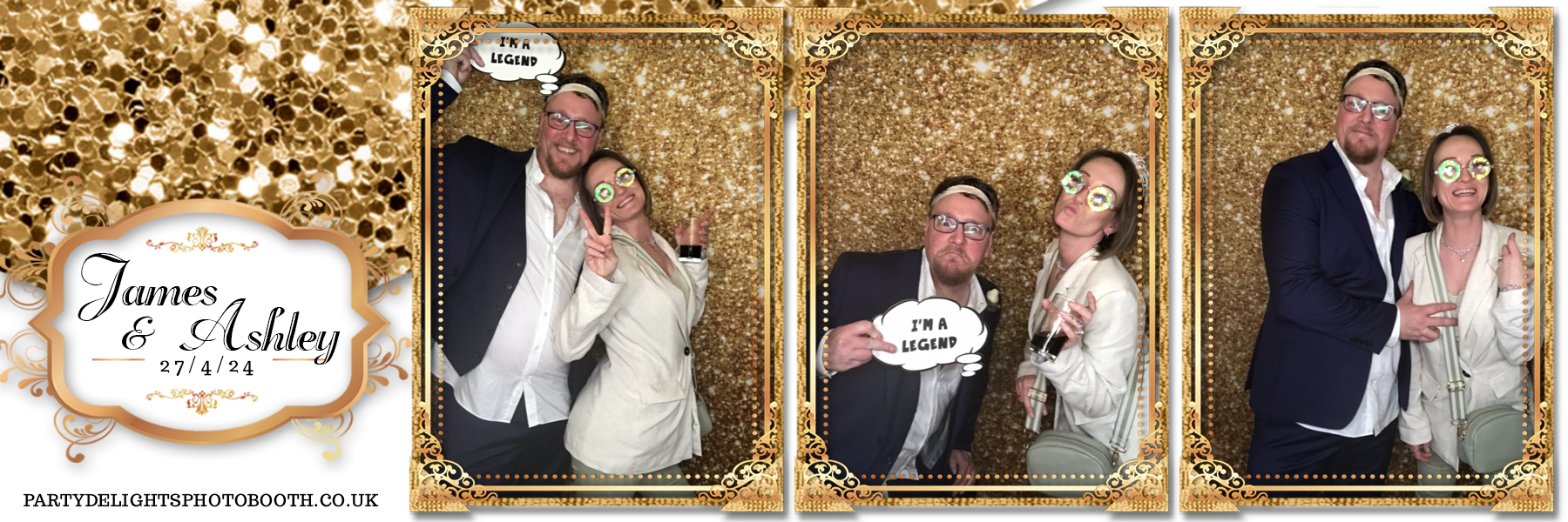 James and Ashley's Wedding | View more photos from the event at gallery.partydelightsphotobooth.co.uk/u/PartyDelightsPhotoBooth/James-and-Ashleys-Wedding