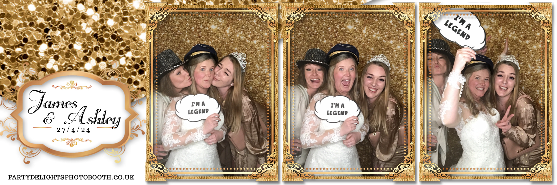 James and Ashley's Wedding | View more photos from the event at gallery.partydelightsphotobooth.co.uk/u/PartyDelightsPhotoBooth/James-and-Ashleys-Wedding