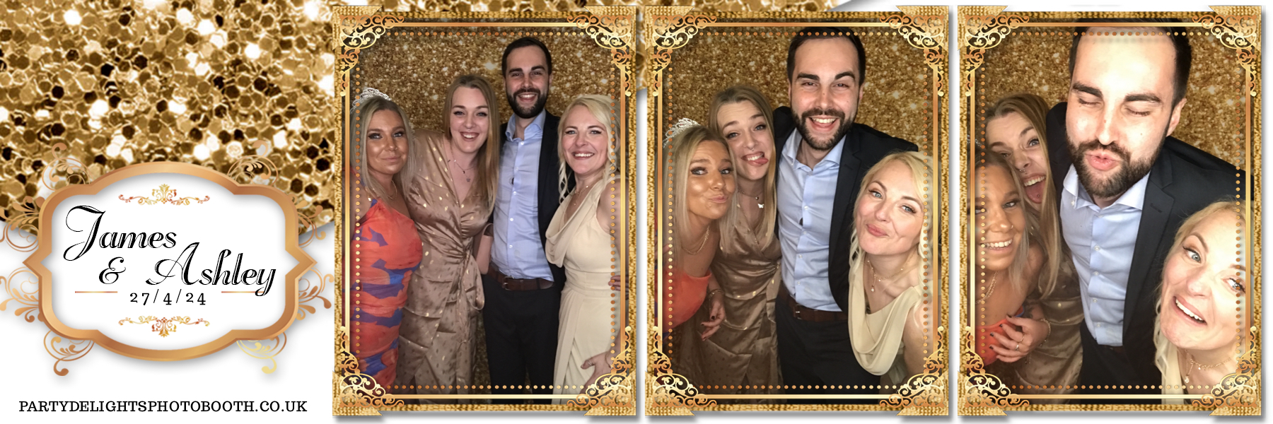 James and Ashley's Wedding | View more photos from the event at gallery.partydelightsphotobooth.co.uk/u/PartyDelightsPhotoBooth/James-and-Ashleys-Wedding