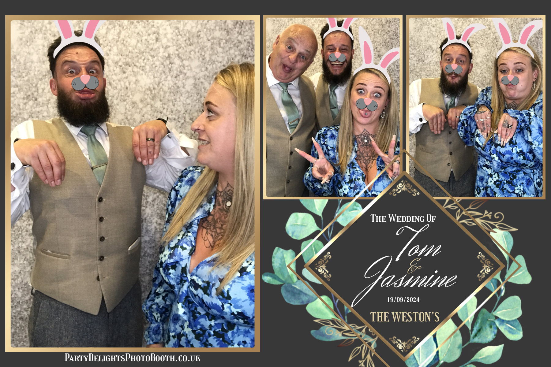 Jazz & Tom’s Wedding | View more photos from the event at gallery.partydelightsphotobooth.co.uk/u/PartyDelightsPhotoBooth/Jazz-Tom’s-Wedding