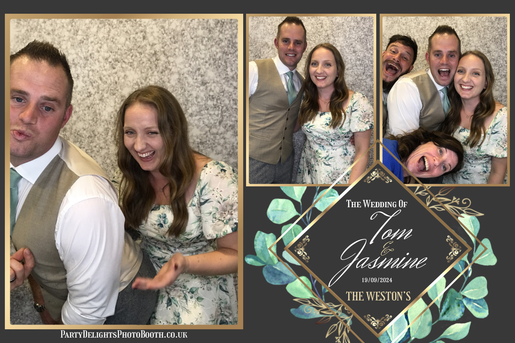 Jazz & Tom’s Wedding | View more photos from the event at gallery.partydelightsphotobooth.co.uk/u/PartyDelightsPhotoBooth/Jazz-Tom’s-Wedding