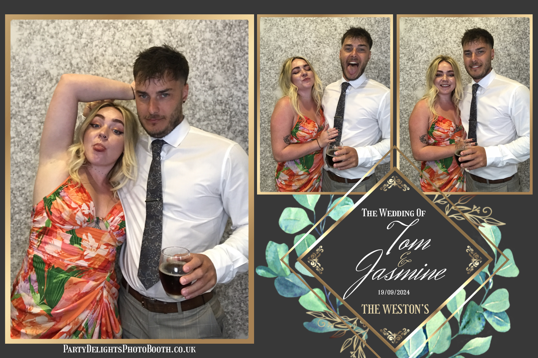 Jazz & Tom’s Wedding | View more photos from the event at gallery.partydelightsphotobooth.co.uk/u/PartyDelightsPhotoBooth/Jazz-Tom’s-Wedding