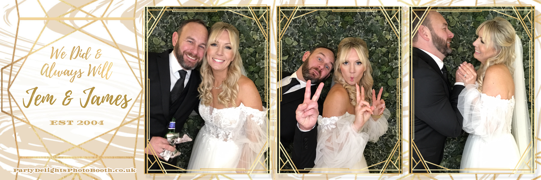 Jem & James - Vow Renewal | View more photos from the event at gallery.partydelightsphotobooth.co.uk/u/PartyDelightsPhotoBooth/Jem-James-Vow-Renewal