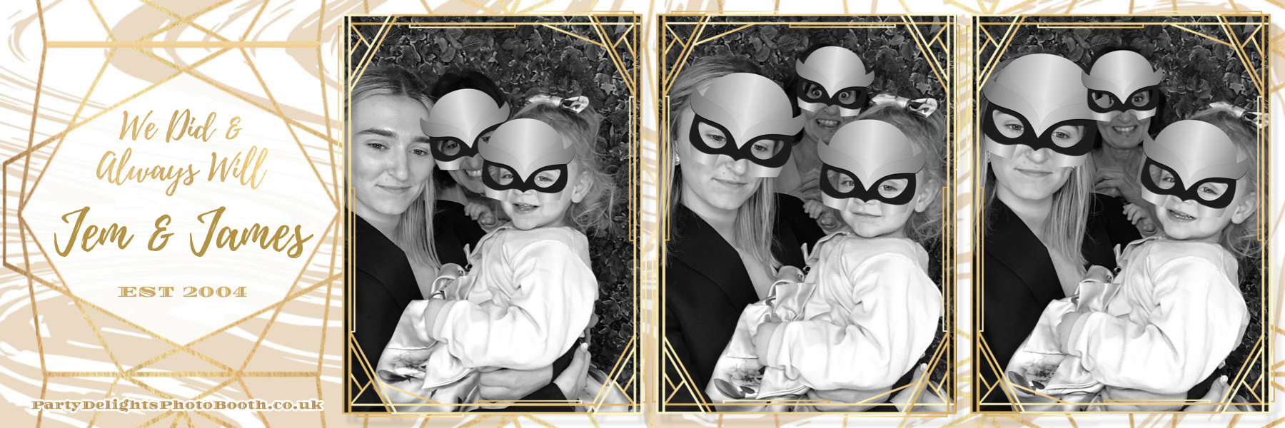 Jem & James - Vow Renewal | View more photos from the event at gallery.partydelightsphotobooth.co.uk/u/PartyDelightsPhotoBooth/Jem-James-Vow-Renewal