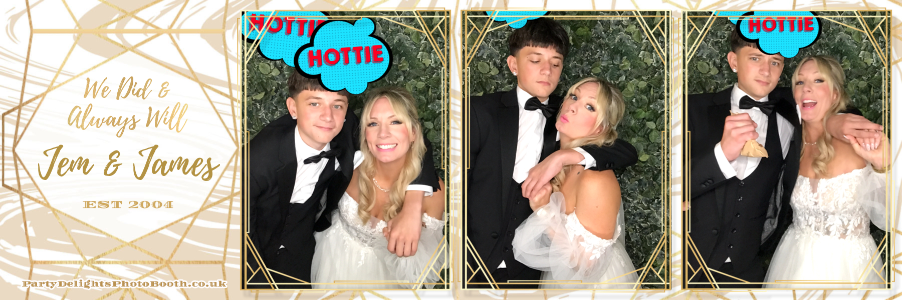 Jem & James - Vow Renewal | View more photos from the event at gallery.partydelightsphotobooth.co.uk/u/PartyDelightsPhotoBooth/Jem-James-Vow-Renewal