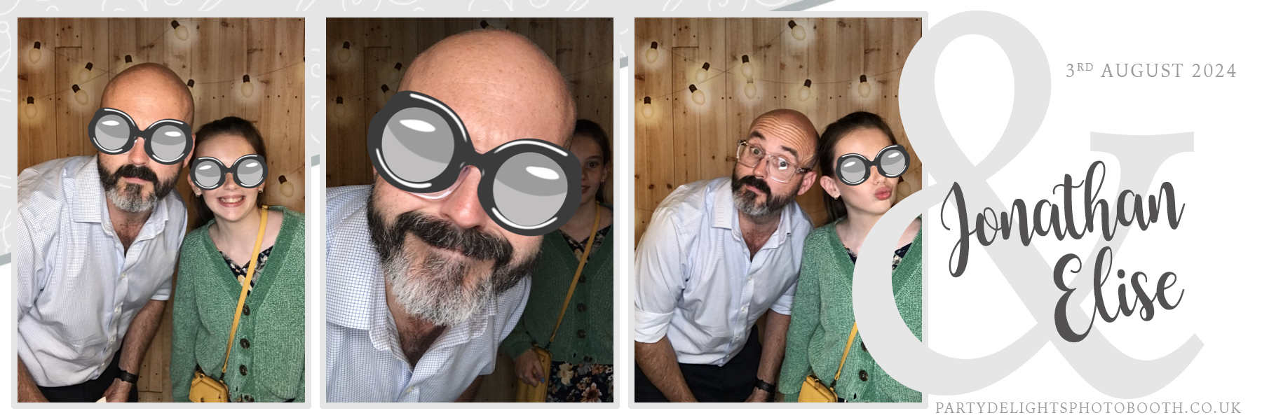 Jonathan and Elise's Wedding | View more photos from the event at gallery.partydelightsphotobooth.co.uk/u/PartyDelightsPhotoBooth/Jonathan-and-Elises-Wedding