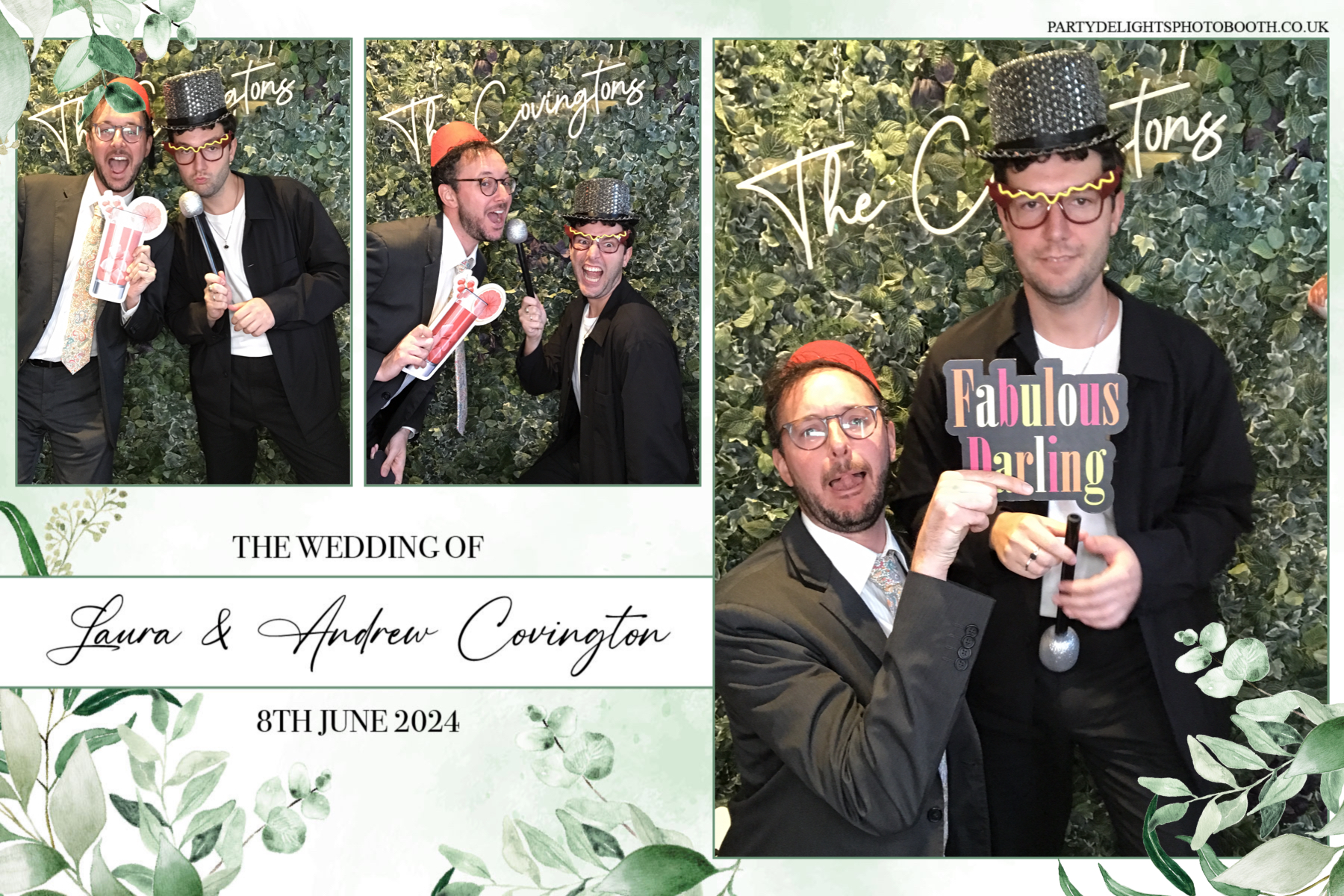 Laura & Andrew’s wedding | View more photos from the event at gallery.partydelightsphotobooth.co.uk/u/PartyDelightsPhotoBooth/Laura-Andrew’s-wedding