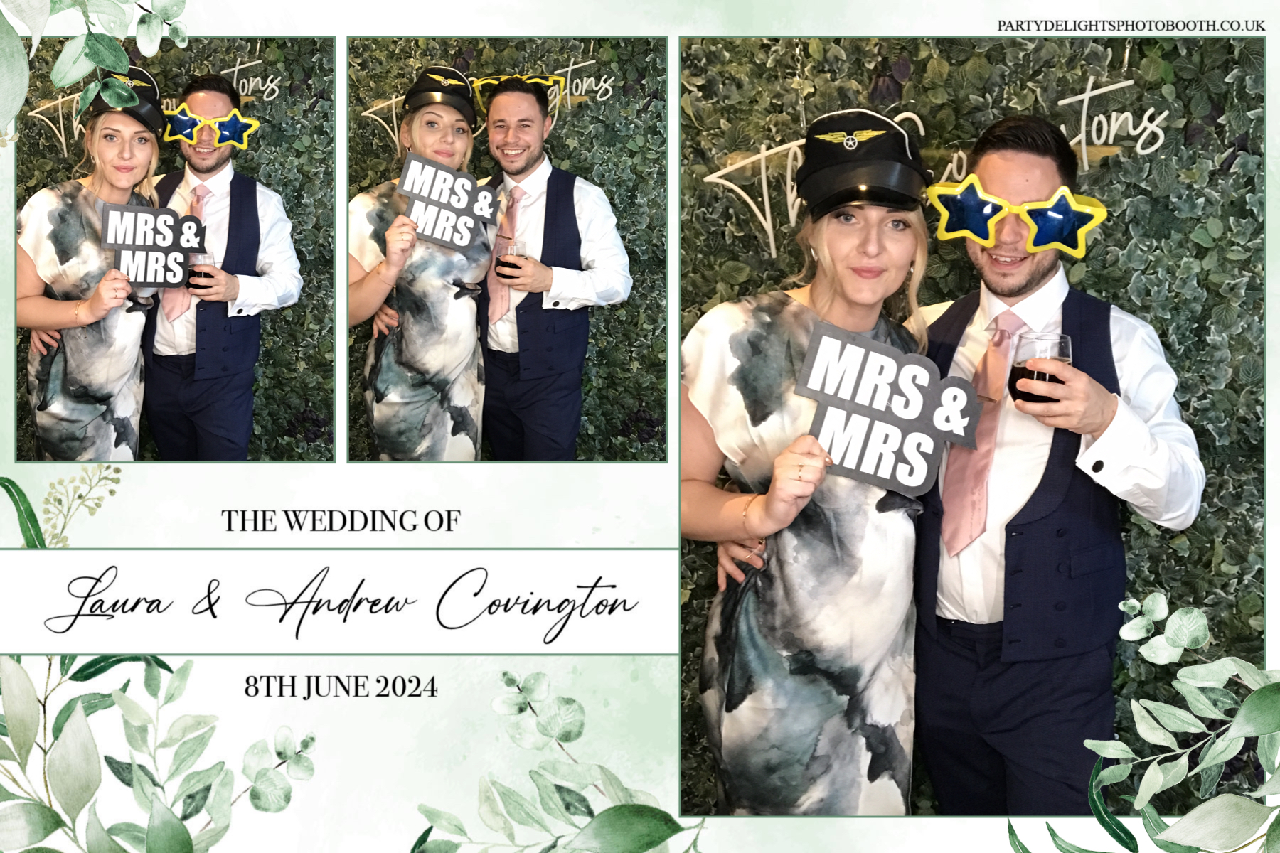 Laura & Andrew’s wedding | View more photos from the event at gallery.partydelightsphotobooth.co.uk/u/PartyDelightsPhotoBooth/Laura-Andrew’s-wedding