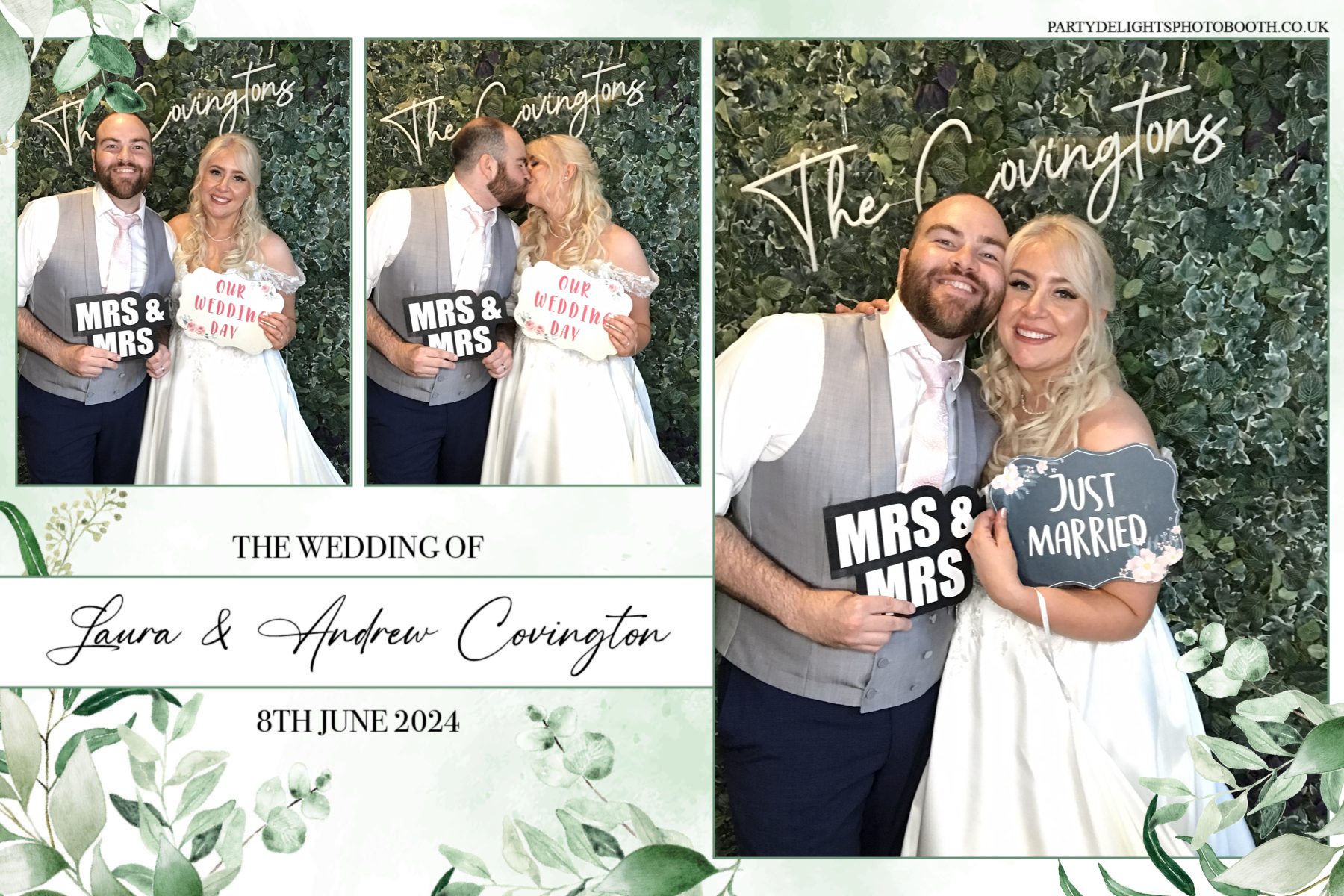 Laura & Andrew’s wedding | View more photos from the event at gallery.partydelightsphotobooth.co.uk/u/PartyDelightsPhotoBooth/Laura-Andrew’s-wedding