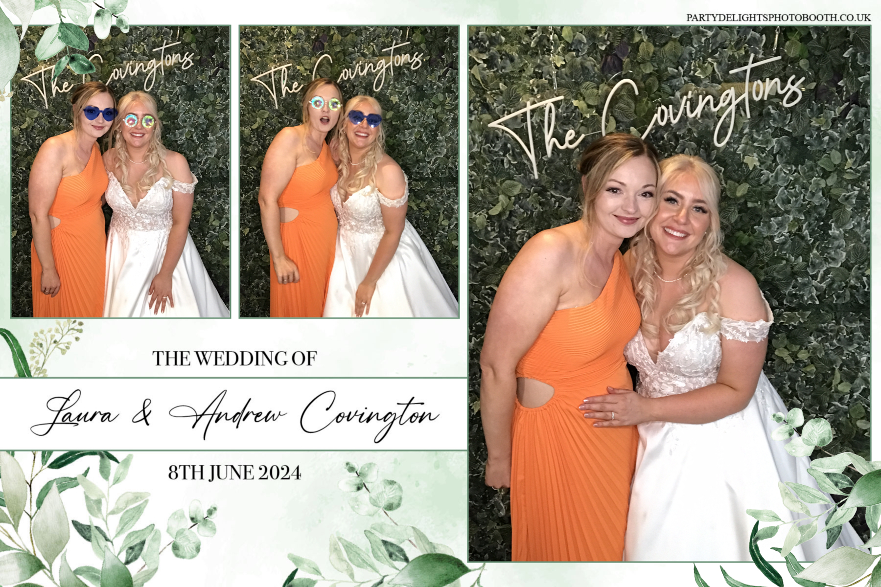 Laura & Andrew’s wedding | View more photos from the event at gallery.partydelightsphotobooth.co.uk/u/PartyDelightsPhotoBooth/Laura-Andrew’s-wedding