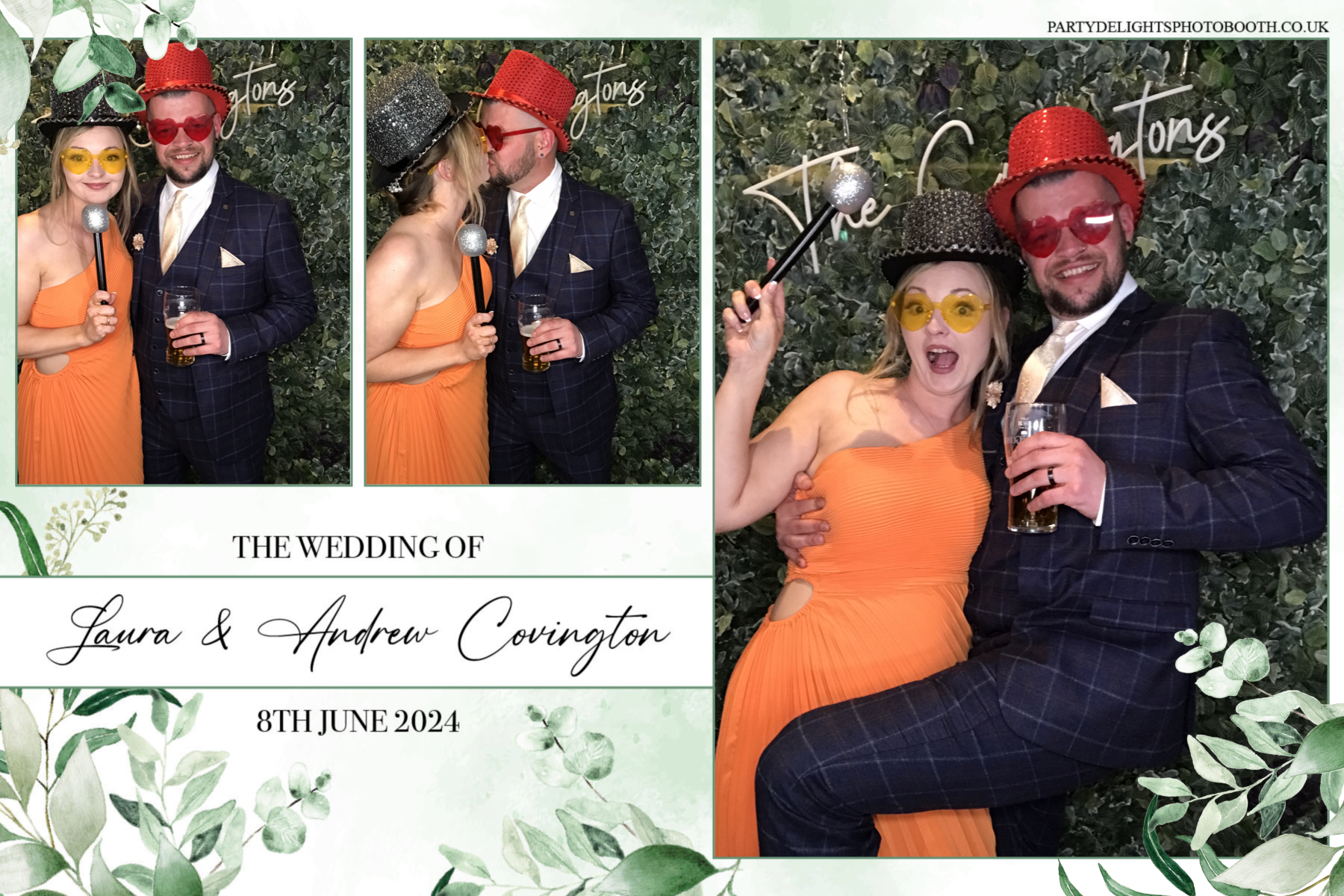 Laura & Andrew’s wedding | View more photos from the event at gallery.partydelightsphotobooth.co.uk/u/PartyDelightsPhotoBooth/Laura-Andrew’s-wedding