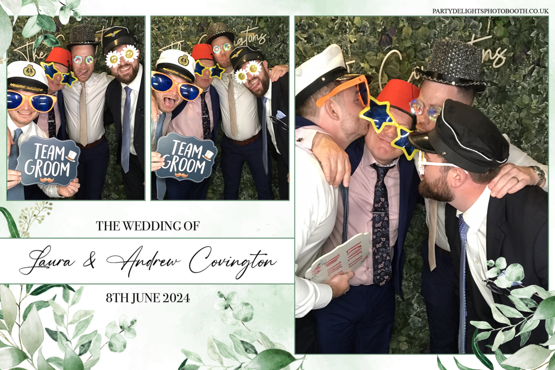 Laura & Andrew’s wedding | View more photos from the event at gallery.partydelightsphotobooth.co.uk/u/PartyDelightsPhotoBooth/Laura-Andrew’s-wedding