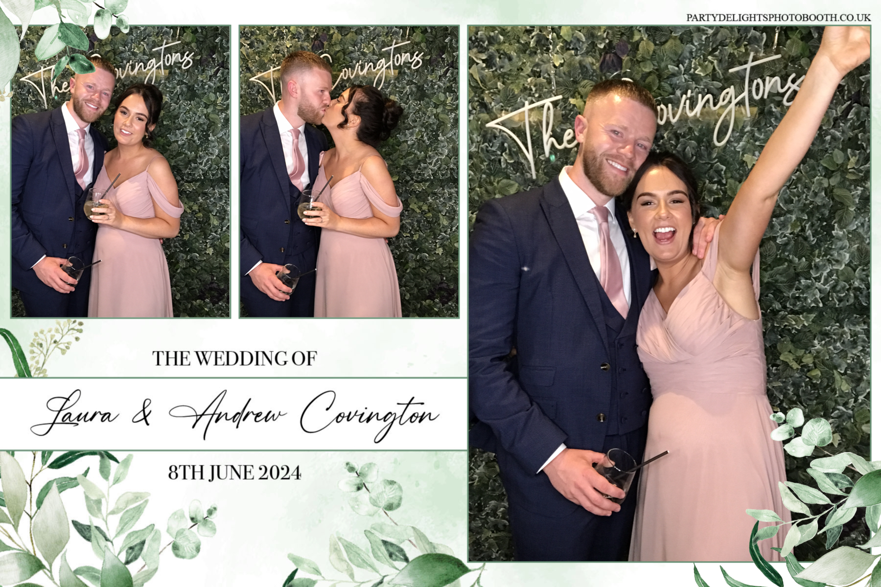 Laura & Andrew’s wedding | View more photos from the event at gallery.partydelightsphotobooth.co.uk/u/PartyDelightsPhotoBooth/Laura-Andrew’s-wedding