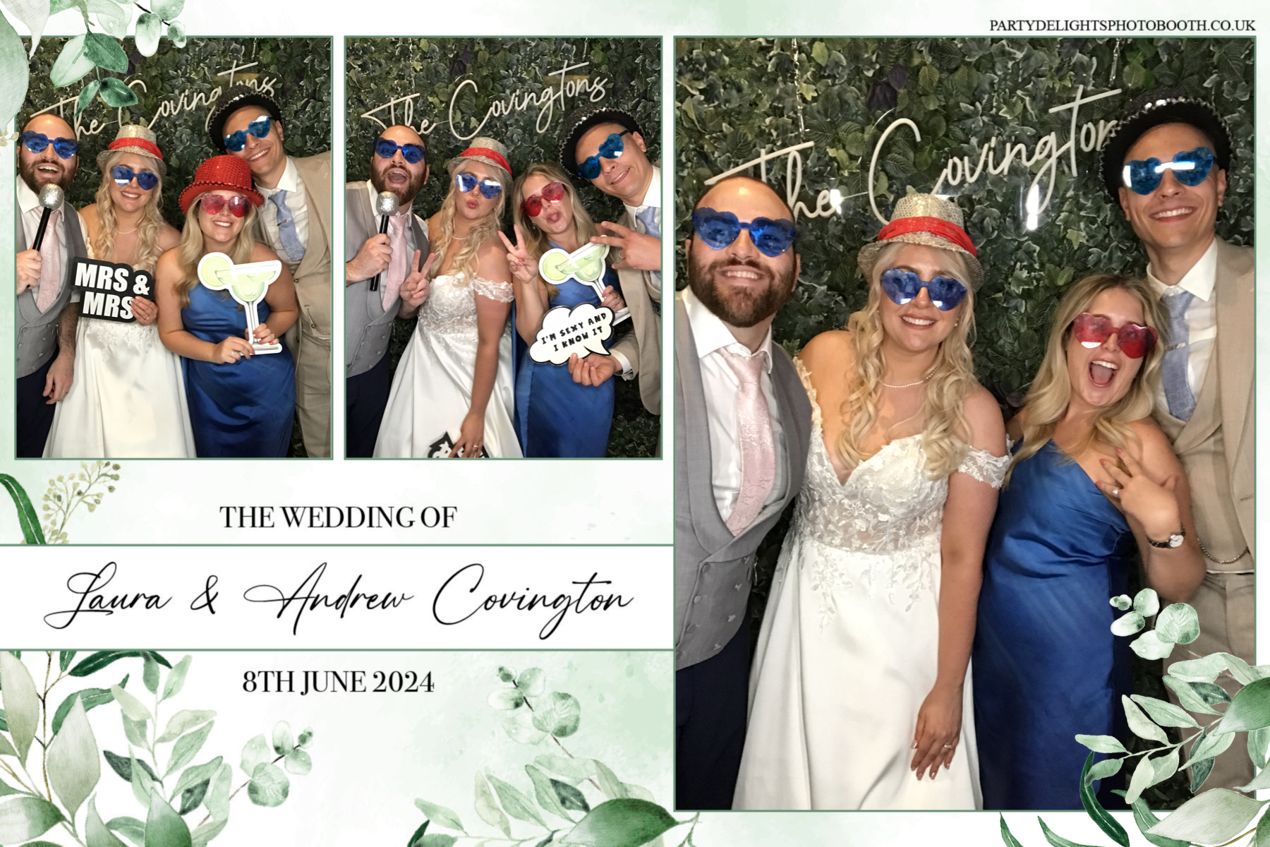 Laura & Andrew’s wedding | View more photos from the event at gallery.partydelightsphotobooth.co.uk/u/PartyDelightsPhotoBooth/Laura-Andrew’s-wedding