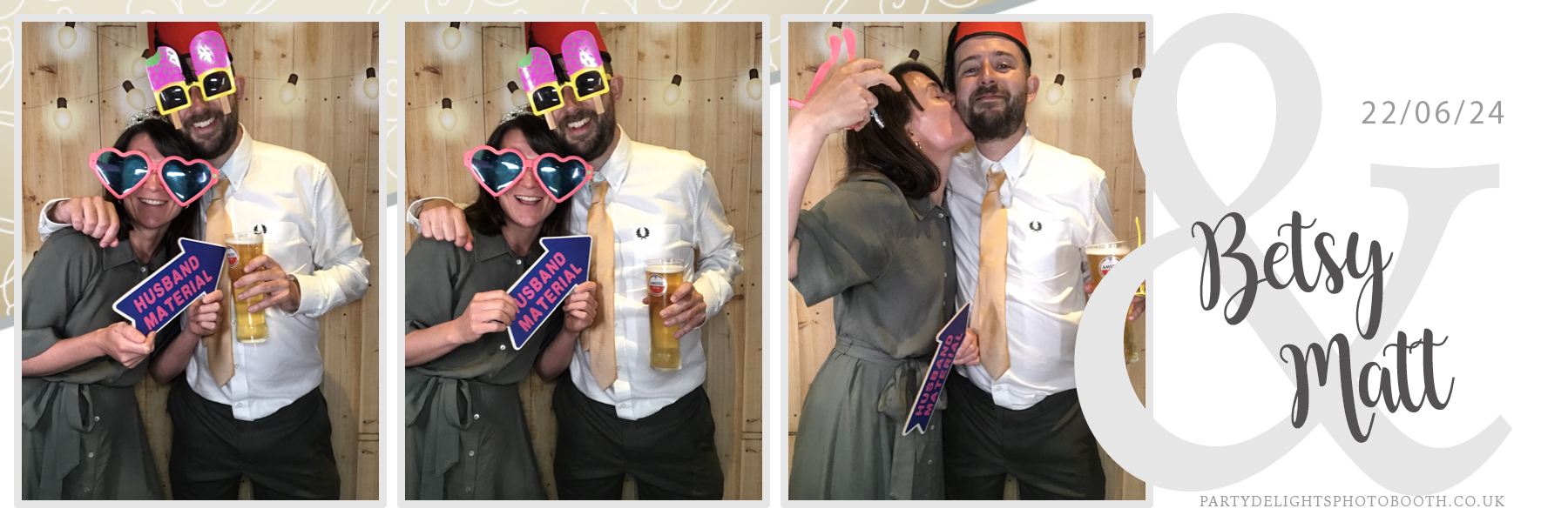 Matt & Betsy wedding | View more photos from the event at gallery.partydelightsphotobooth.co.uk/u/PartyDelightsPhotoBooth/Matt-Betsy-wedding