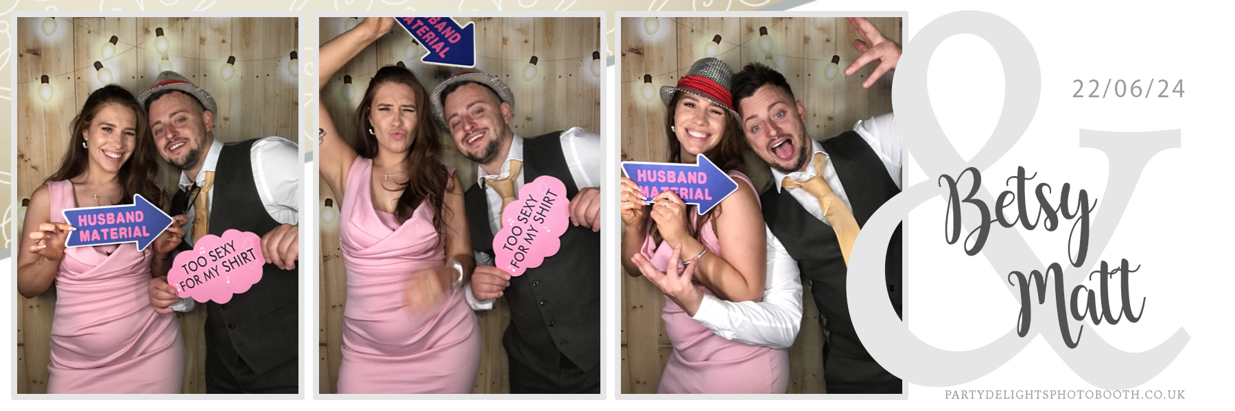 Matt & Betsy wedding | View more photos from the event at gallery.partydelightsphotobooth.co.uk/u/PartyDelightsPhotoBooth/Matt-Betsy-wedding