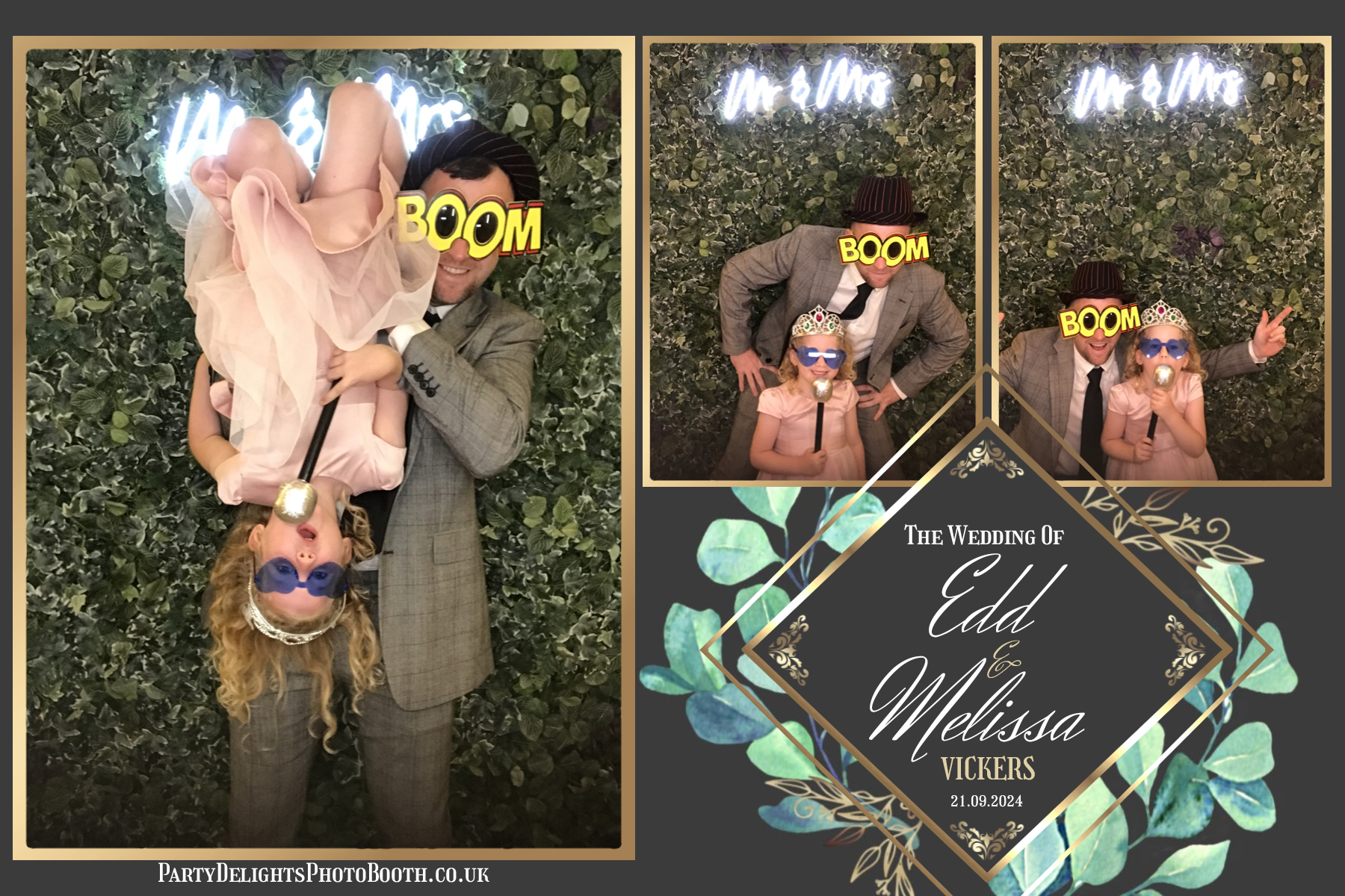 Melissa & Edd’s Wedding | View more photos from the event at gallery.partydelightsphotobooth.co.uk/u/PartyDelightsPhotoBooth/Melissa-Edd’s-Wedding