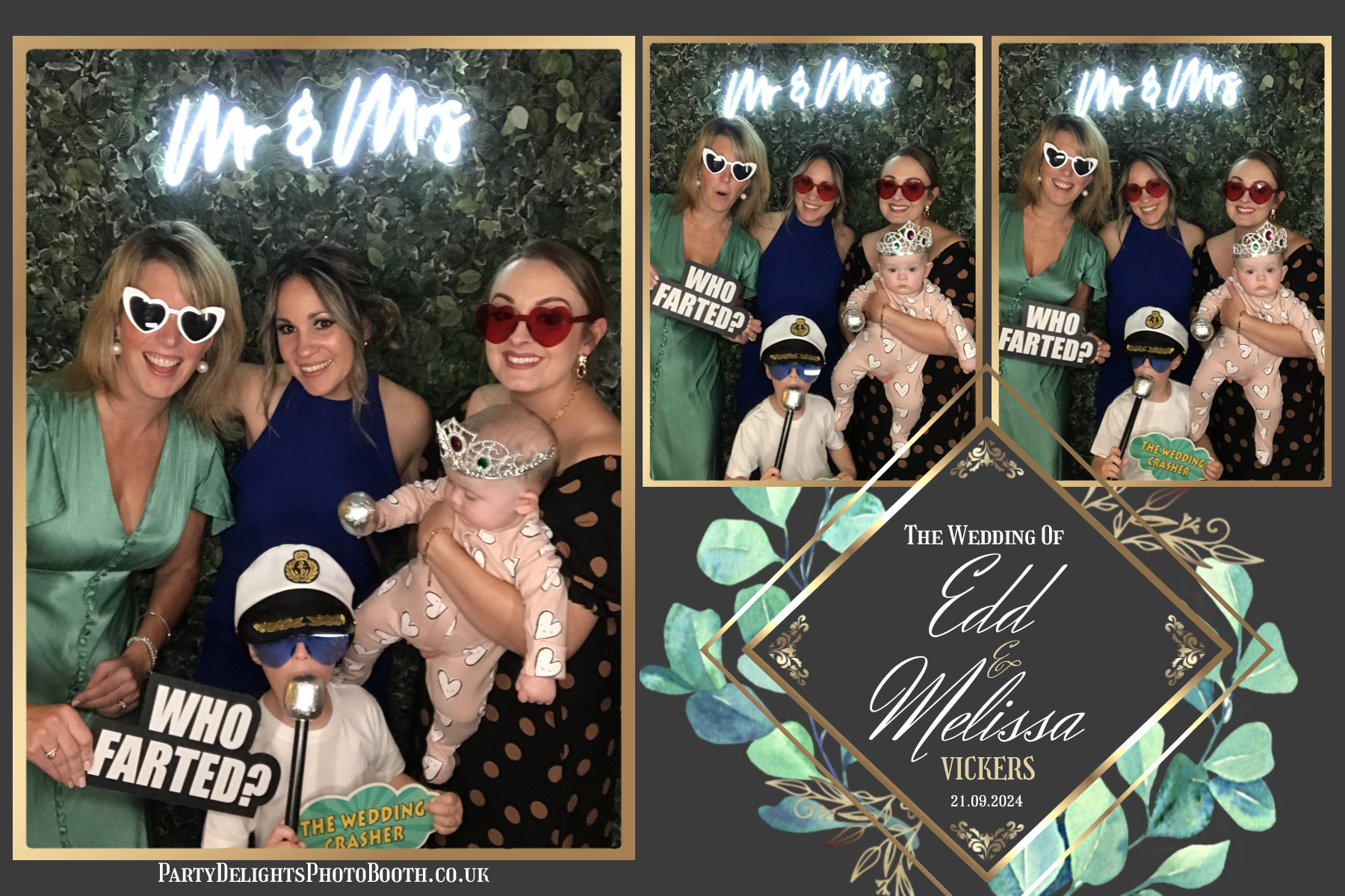 Melissa & Edd’s Wedding | View more photos from the event at gallery.partydelightsphotobooth.co.uk/u/PartyDelightsPhotoBooth/Melissa-Edd’s-Wedding