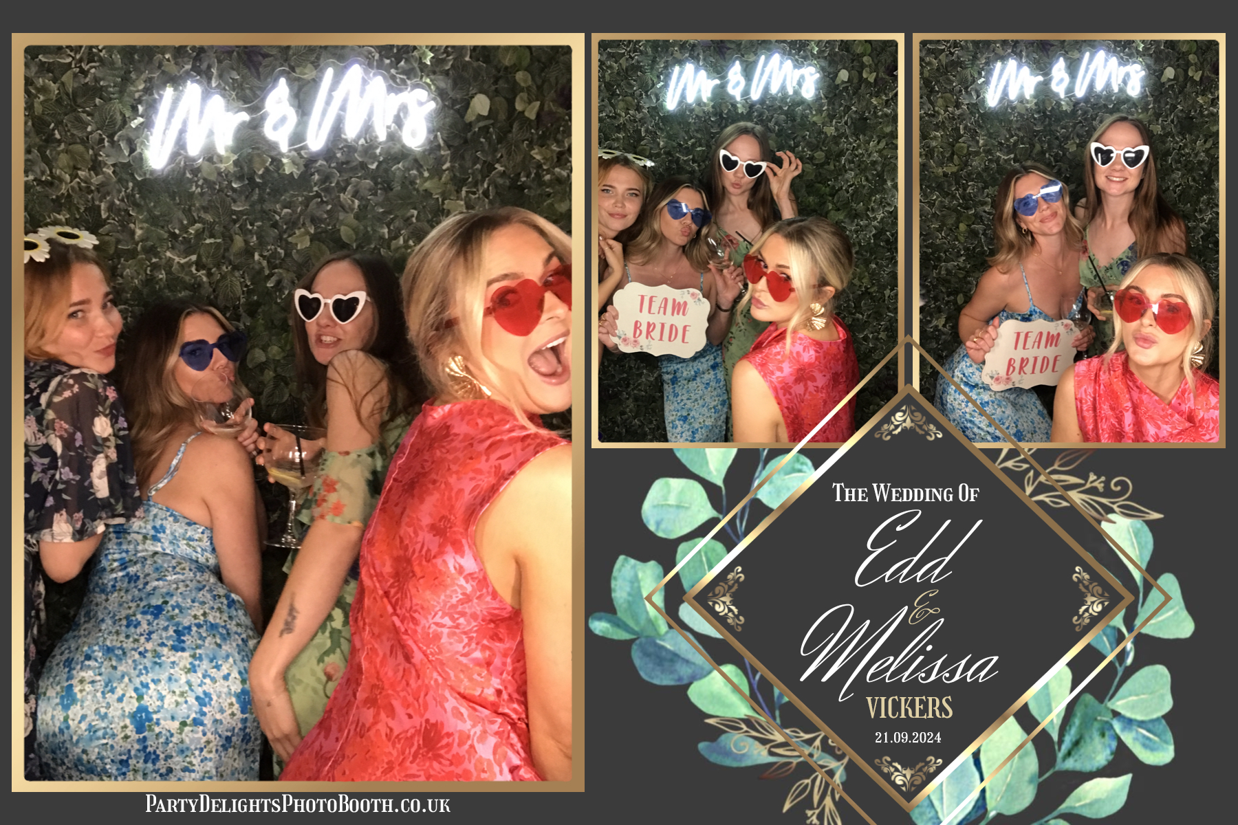 Melissa & Edd’s Wedding | View more photos from the event at gallery.partydelightsphotobooth.co.uk/u/PartyDelightsPhotoBooth/Melissa-Edd’s-Wedding