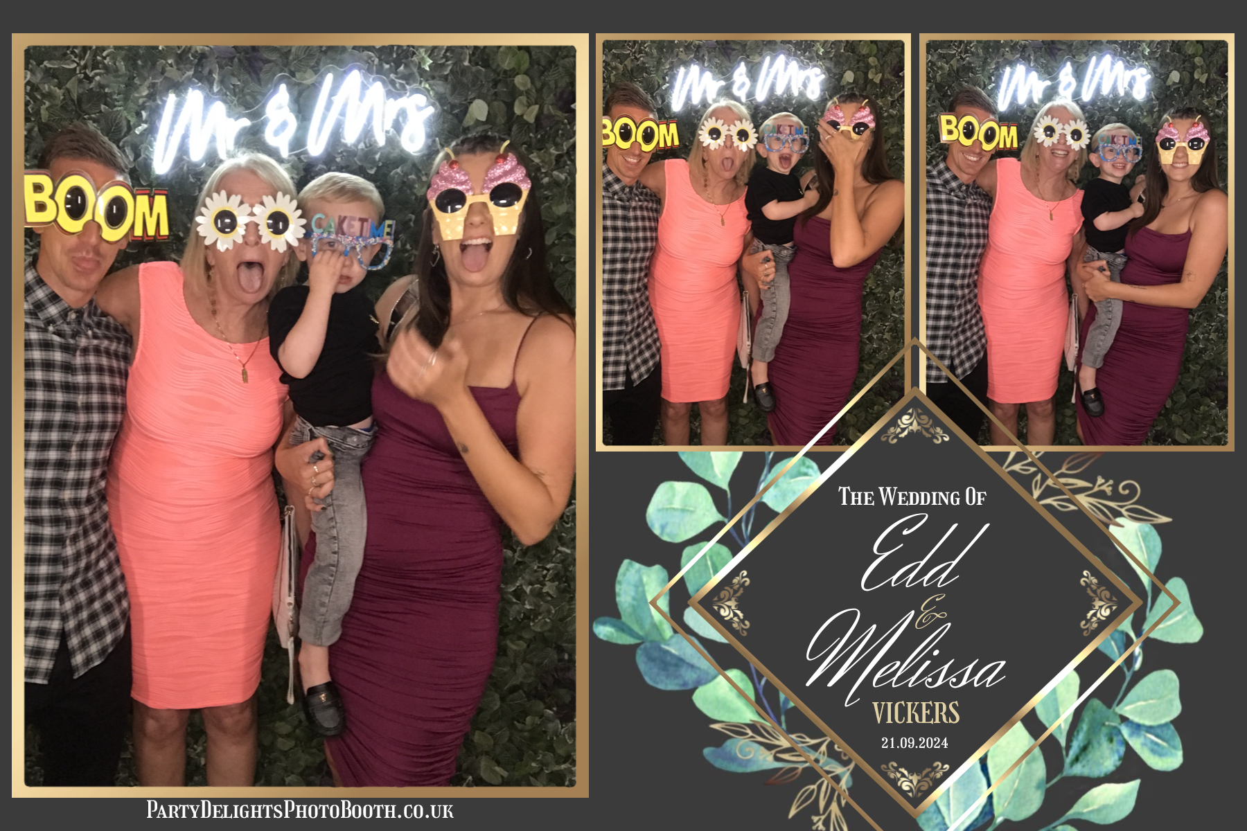 Melissa & Edd’s Wedding | View more photos from the event at gallery.partydelightsphotobooth.co.uk/u/PartyDelightsPhotoBooth/Melissa-Edd’s-Wedding