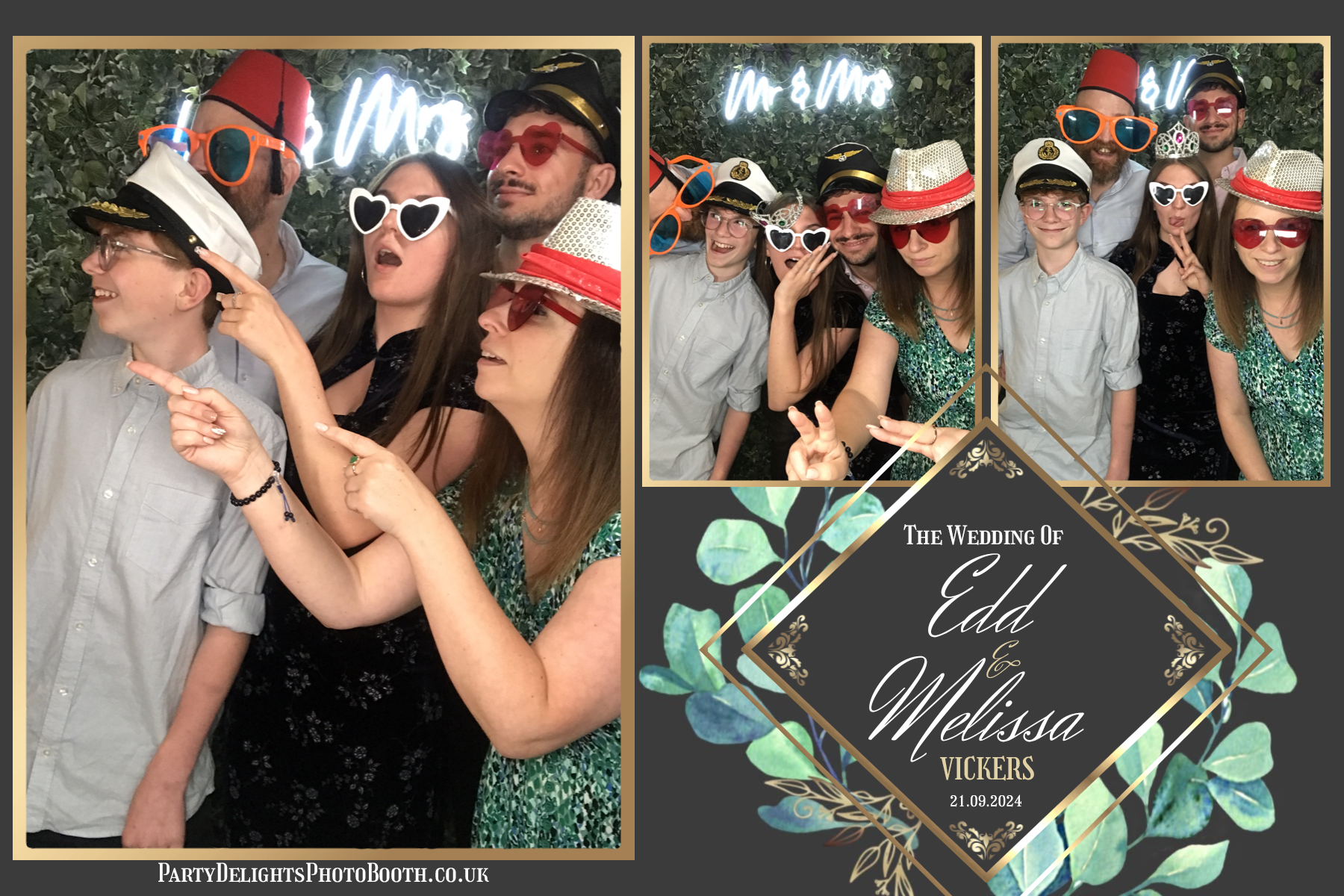 Melissa & Edd’s Wedding | View more photos from the event at gallery.partydelightsphotobooth.co.uk/u/PartyDelightsPhotoBooth/Melissa-Edd’s-Wedding
