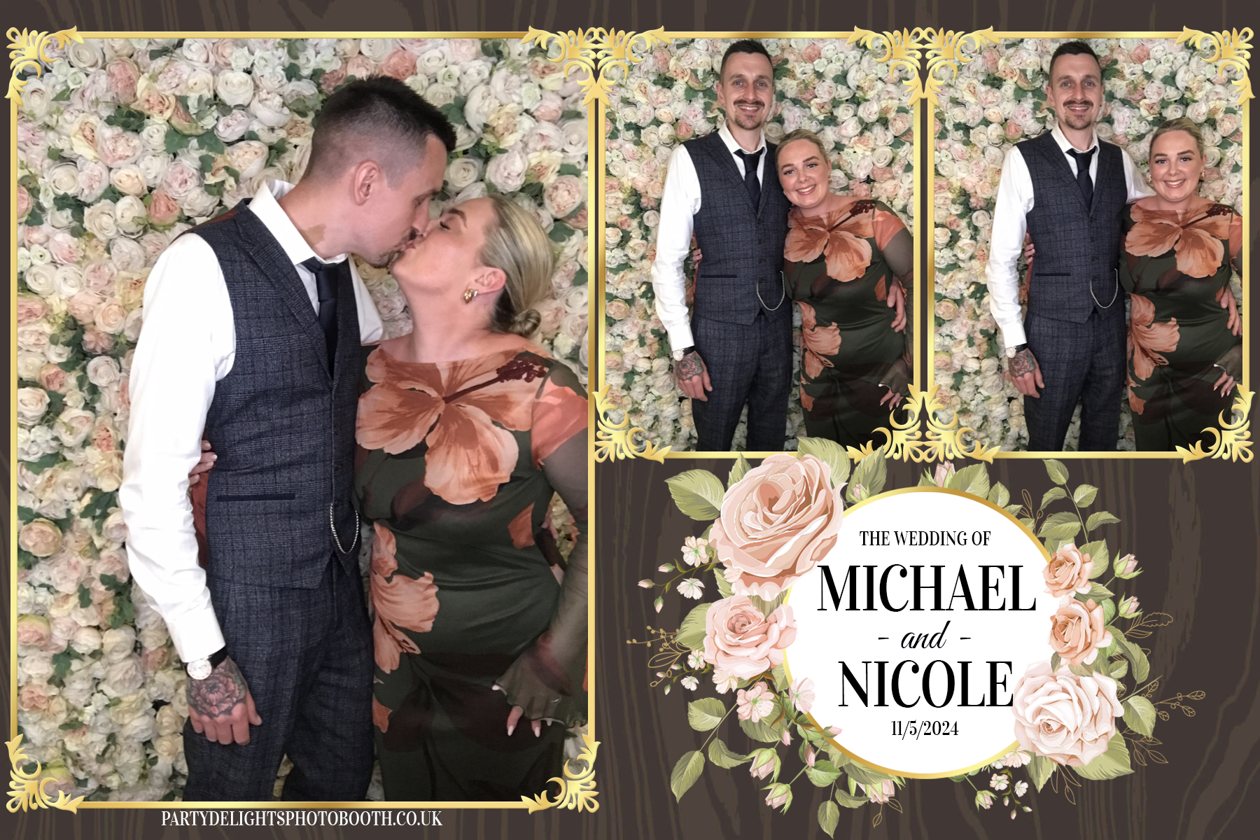 Michael & Nicole’s wedding | View more photos from the event at gallery.partydelightsphotobooth.co.uk/u/PartyDelightsPhotoBooth/Michael-Nicole’s-wedding