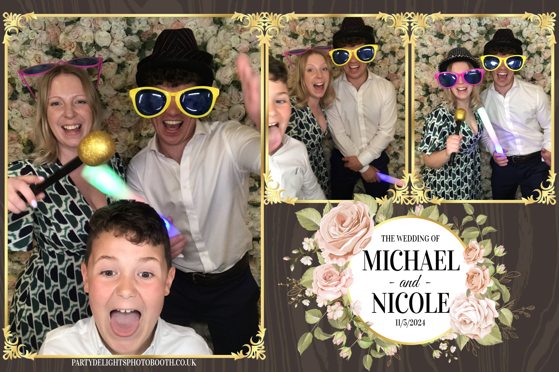 Michael & Nicole’s wedding | View more photos from the event at gallery.partydelightsphotobooth.co.uk/u/PartyDelightsPhotoBooth/Michael-Nicole’s-wedding