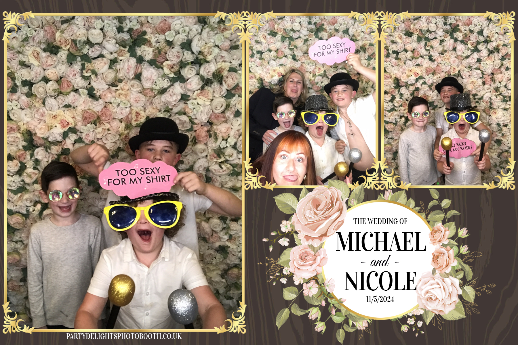 Michael & Nicole’s wedding | View more photos from the event at gallery.partydelightsphotobooth.co.uk/u/PartyDelightsPhotoBooth/Michael-Nicole’s-wedding
