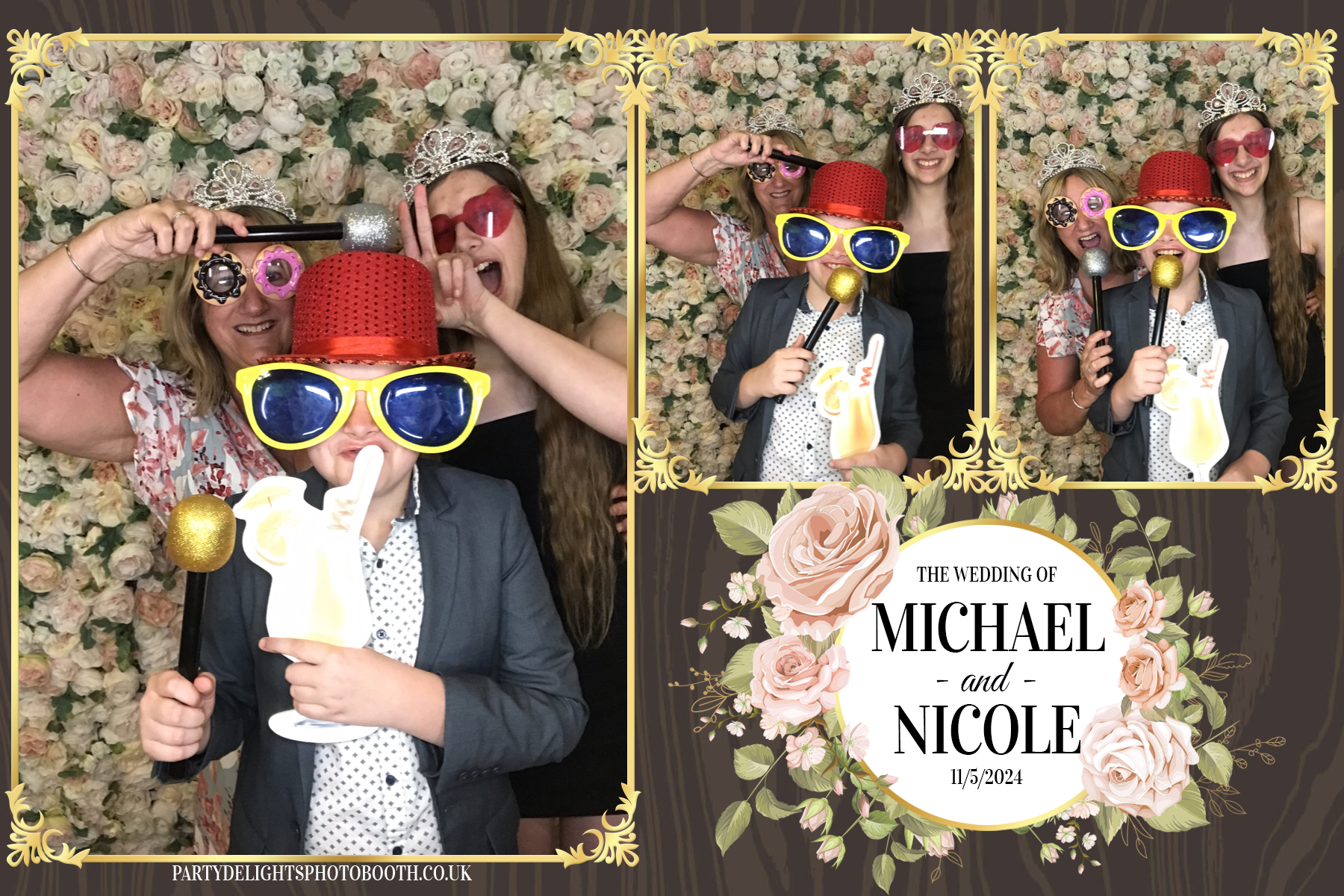Michael & Nicole’s wedding | View more photos from the event at gallery.partydelightsphotobooth.co.uk/u/PartyDelightsPhotoBooth/Michael-Nicole’s-wedding