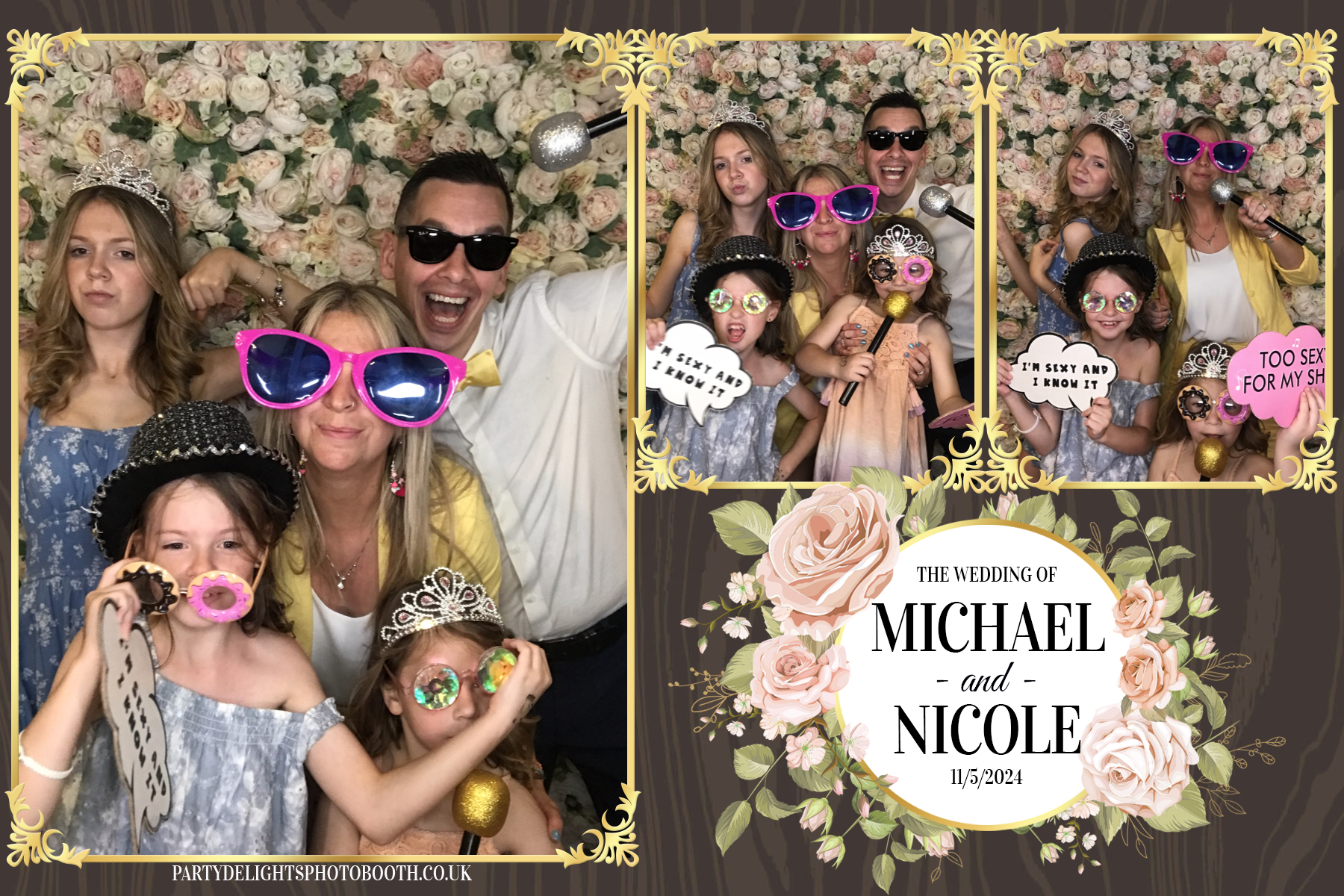 Michael & Nicole’s wedding | View more photos from the event at gallery.partydelightsphotobooth.co.uk/u/PartyDelightsPhotoBooth/Michael-Nicole’s-wedding