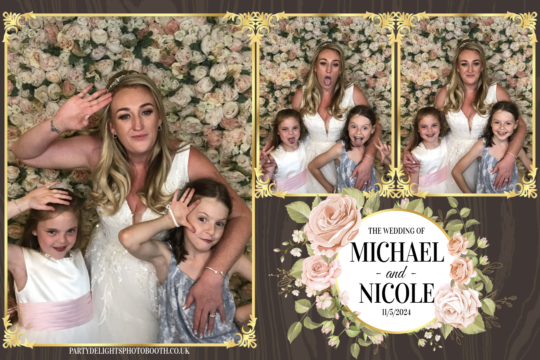 Michael & Nicole’s wedding | View more photos from the event at gallery.partydelightsphotobooth.co.uk/u/PartyDelightsPhotoBooth/Michael-Nicole’s-wedding