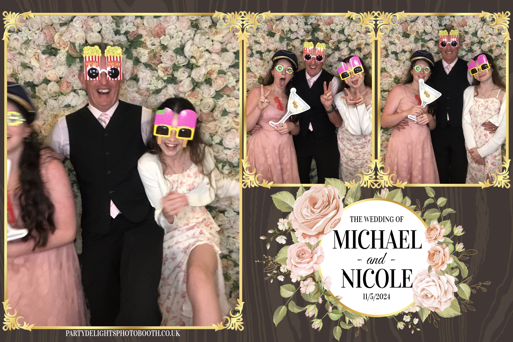 Michael & Nicole’s wedding | View more photos from the event at gallery.partydelightsphotobooth.co.uk/u/PartyDelightsPhotoBooth/Michael-Nicole’s-wedding