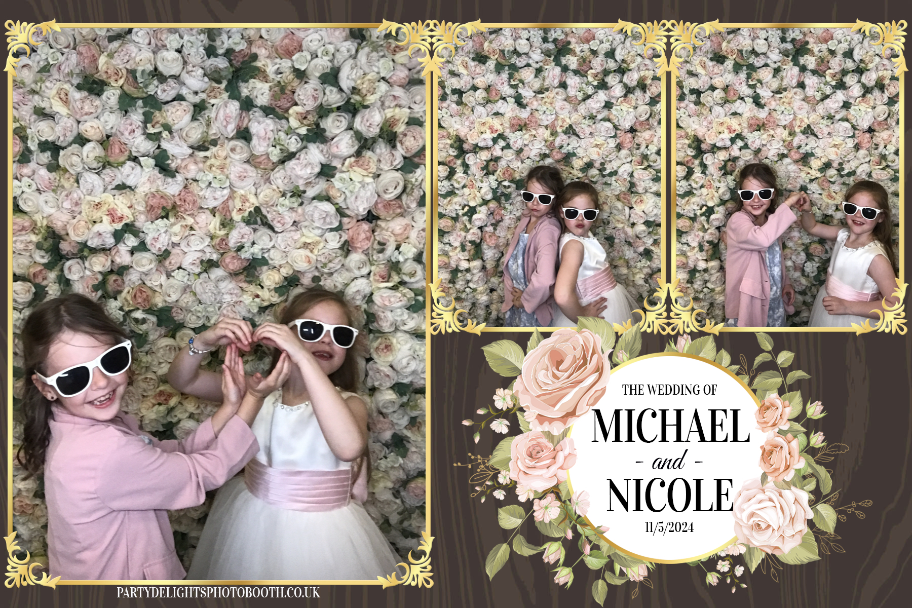 Michael & Nicole’s wedding | View more photos from the event at gallery.partydelightsphotobooth.co.uk/u/PartyDelightsPhotoBooth/Michael-Nicole’s-wedding