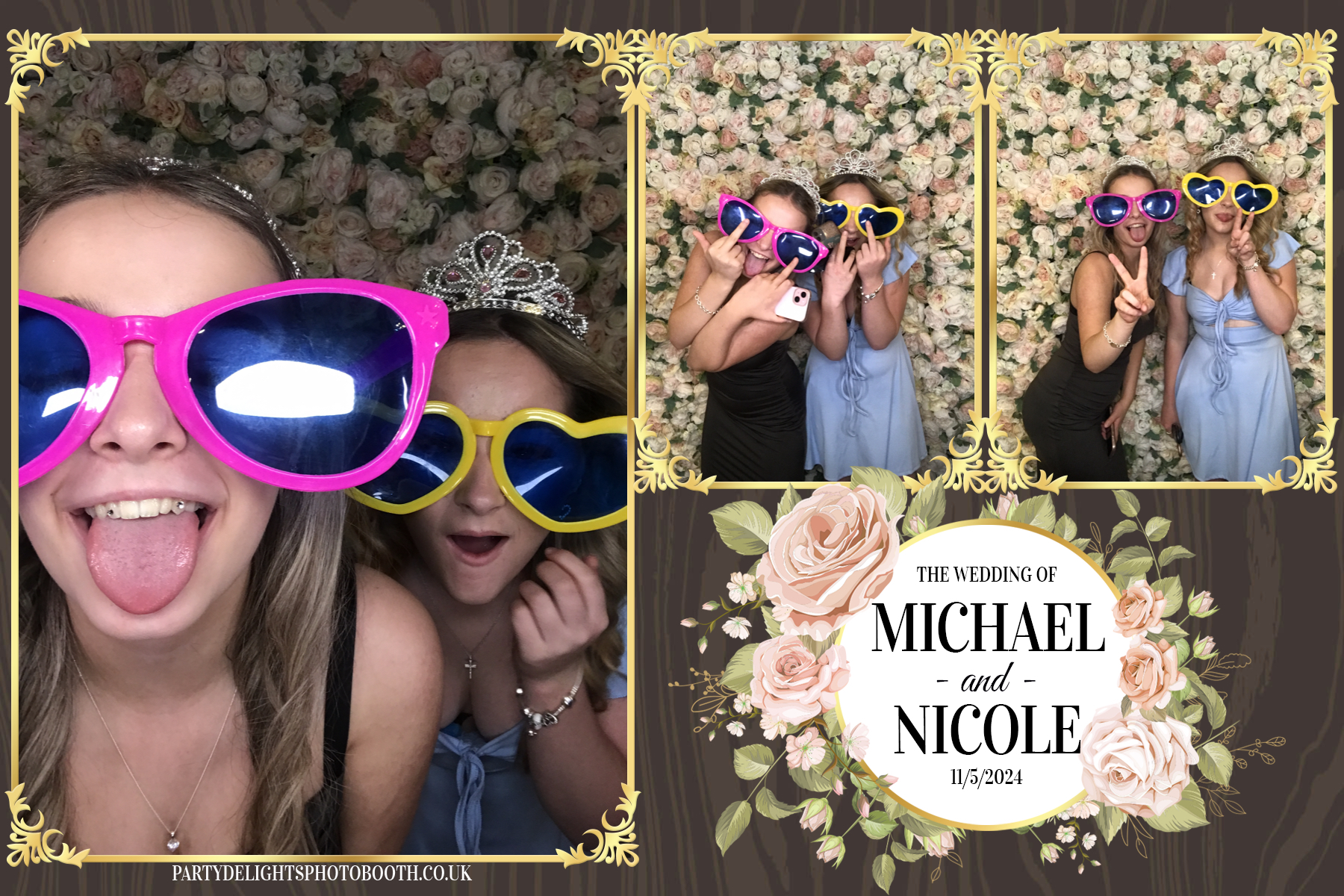 Michael & Nicole’s wedding | View more photos from the event at gallery.partydelightsphotobooth.co.uk/u/PartyDelightsPhotoBooth/Michael-Nicole’s-wedding