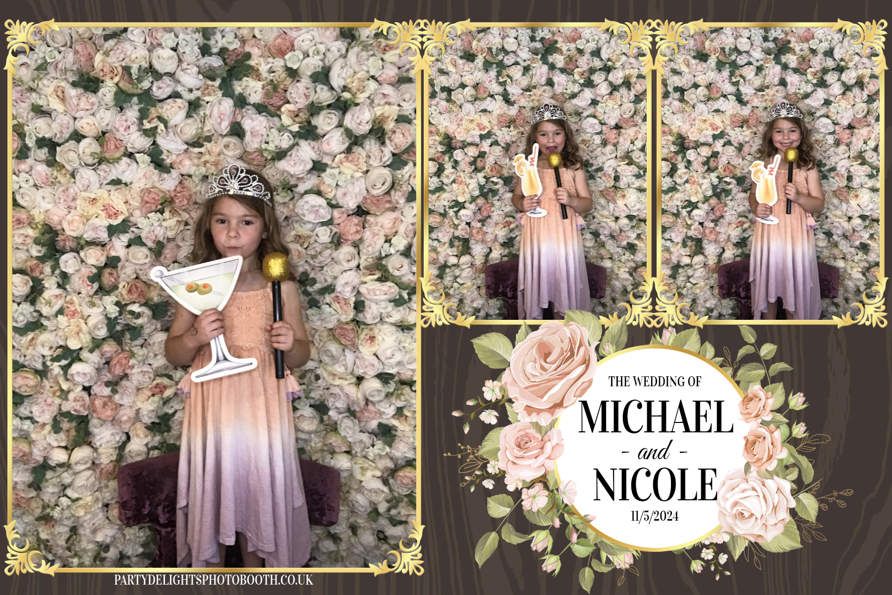 Michael & Nicole’s wedding | View more photos from the event at gallery.partydelightsphotobooth.co.uk/u/PartyDelightsPhotoBooth/Michael-Nicole’s-wedding