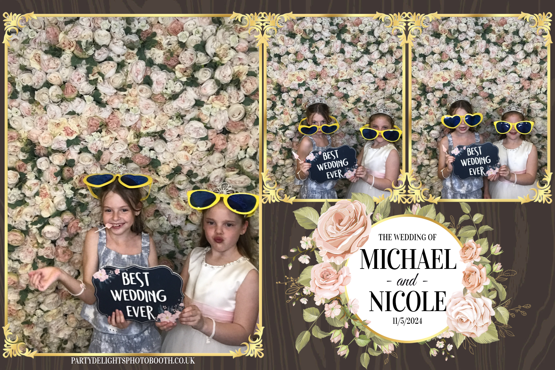Michael & Nicole’s wedding | View more photos from the event at gallery.partydelightsphotobooth.co.uk/u/PartyDelightsPhotoBooth/Michael-Nicole’s-wedding