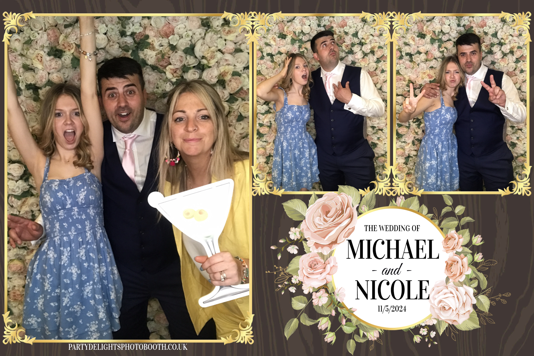 Michael & Nicole’s wedding | View more photos from the event at gallery.partydelightsphotobooth.co.uk/u/PartyDelightsPhotoBooth/Michael-Nicole’s-wedding