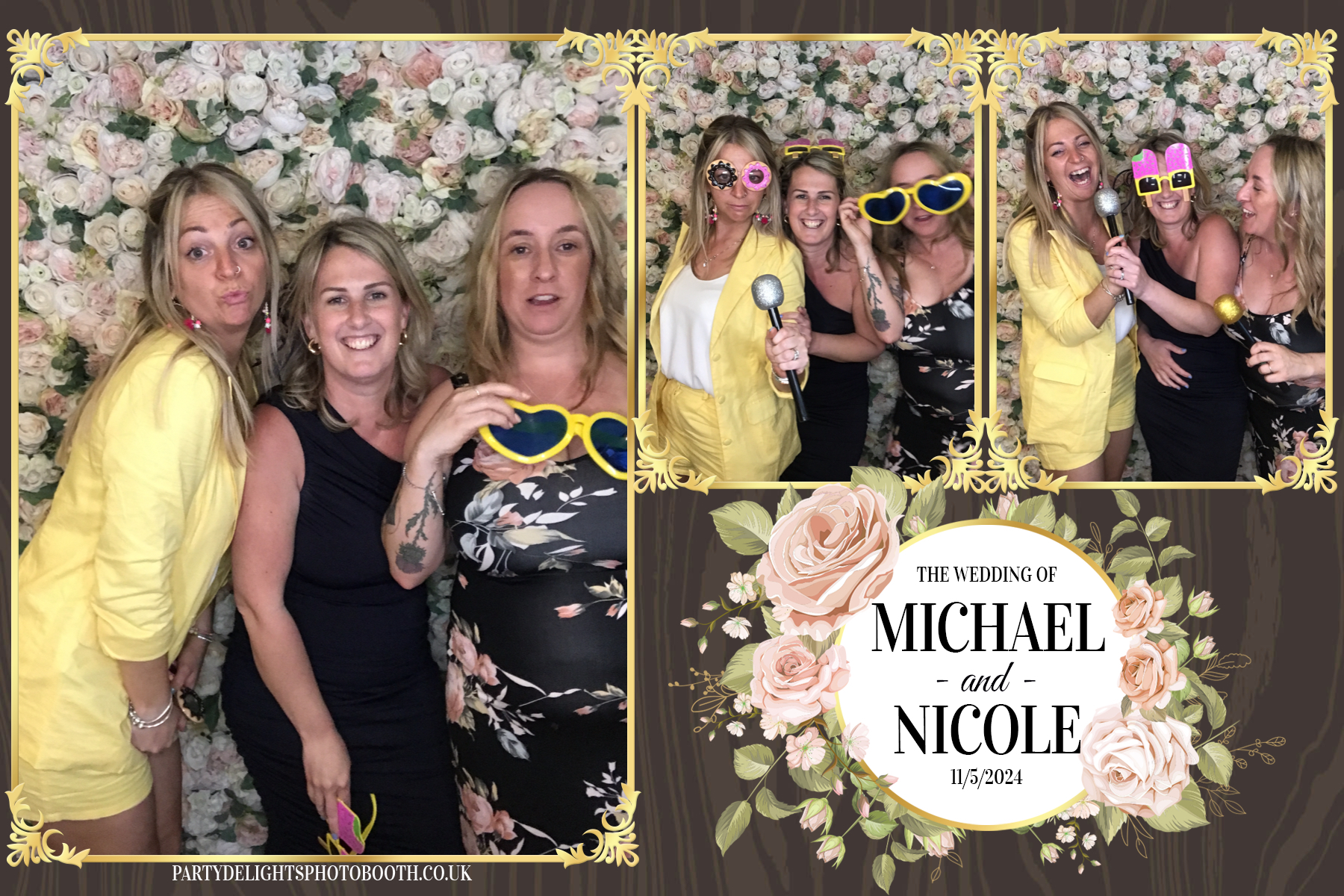 Michael & Nicole’s wedding | View more photos from the event at gallery.partydelightsphotobooth.co.uk/u/PartyDelightsPhotoBooth/Michael-Nicole’s-wedding