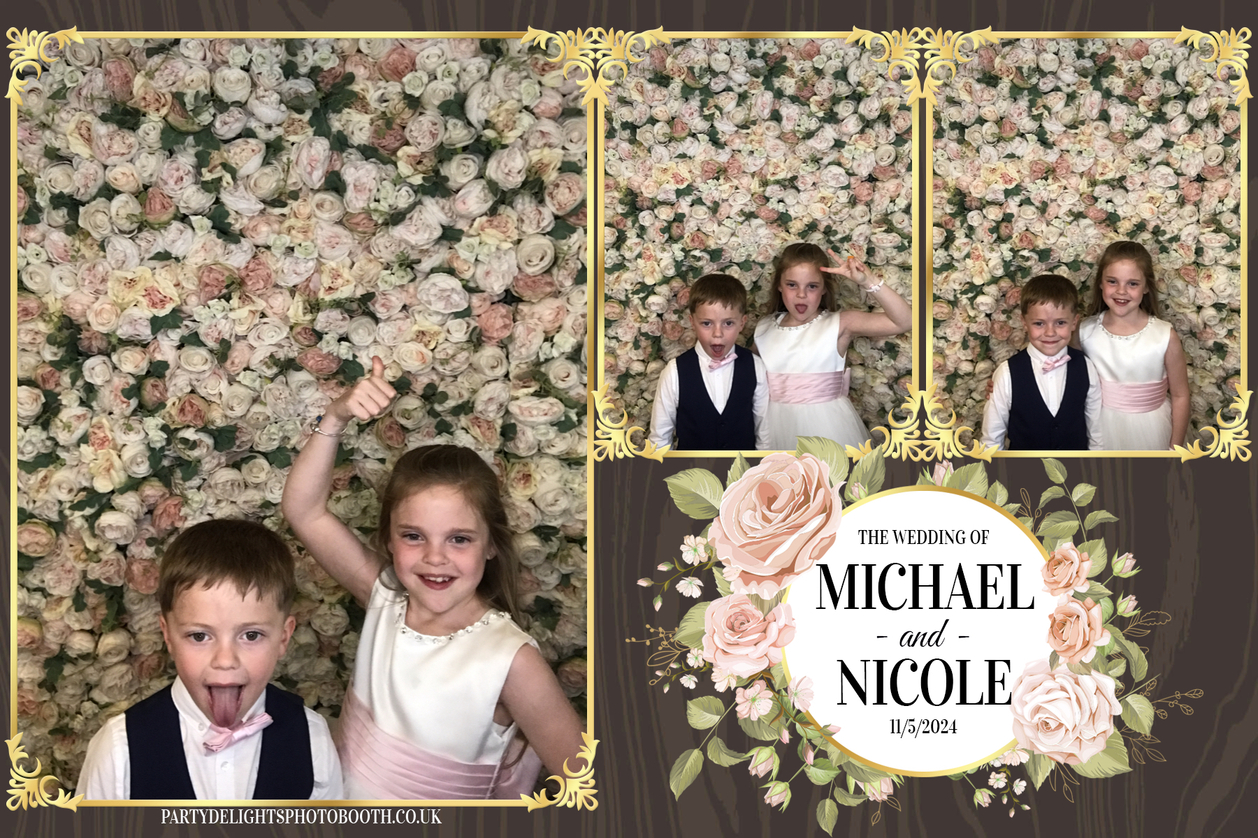 Michael & Nicole’s wedding | View more photos from the event at gallery.partydelightsphotobooth.co.uk/u/PartyDelightsPhotoBooth/Michael-Nicole’s-wedding