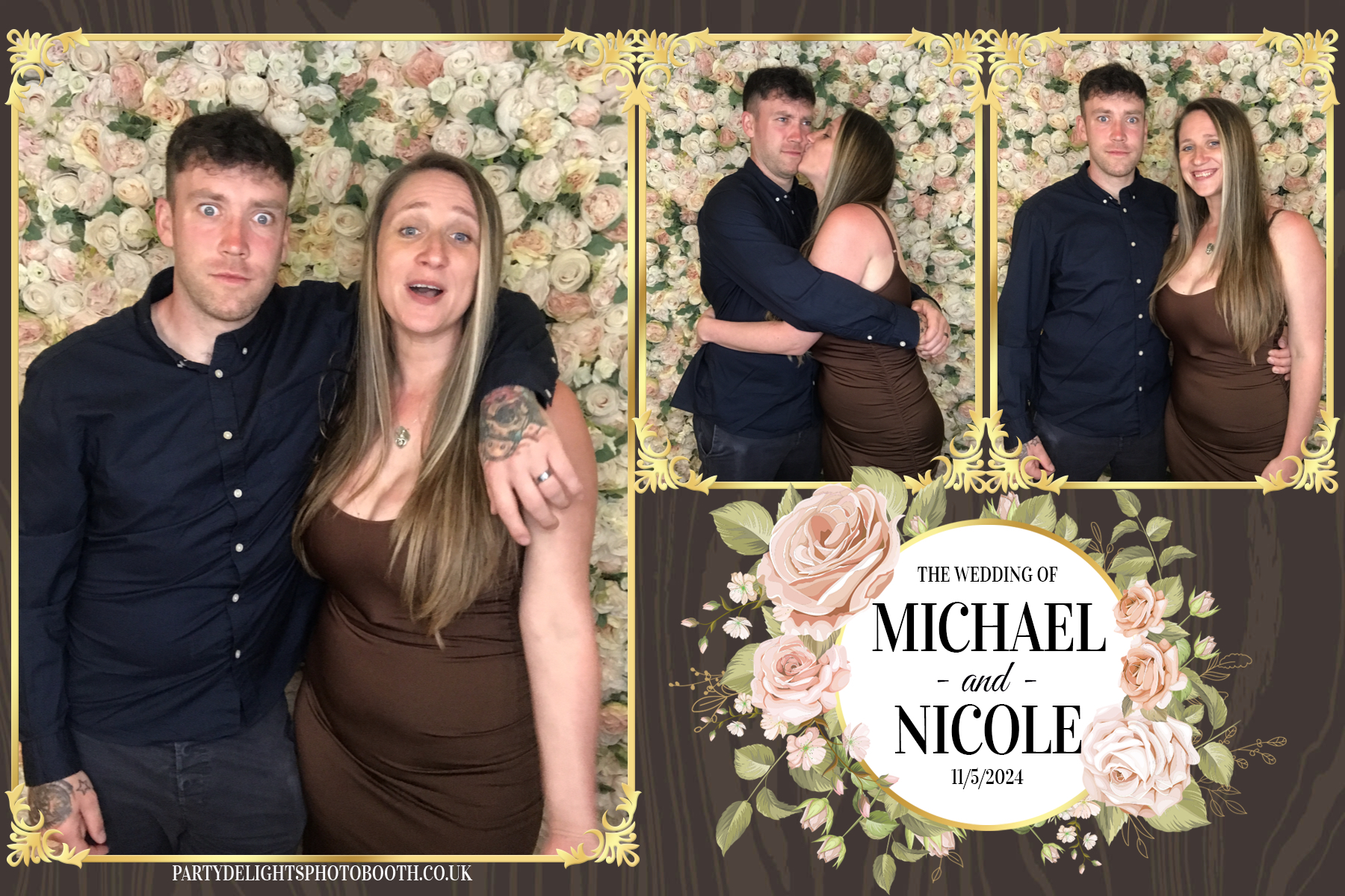 Michael & Nicole’s wedding | View more photos from the event at gallery.partydelightsphotobooth.co.uk/u/PartyDelightsPhotoBooth/Michael-Nicole’s-wedding