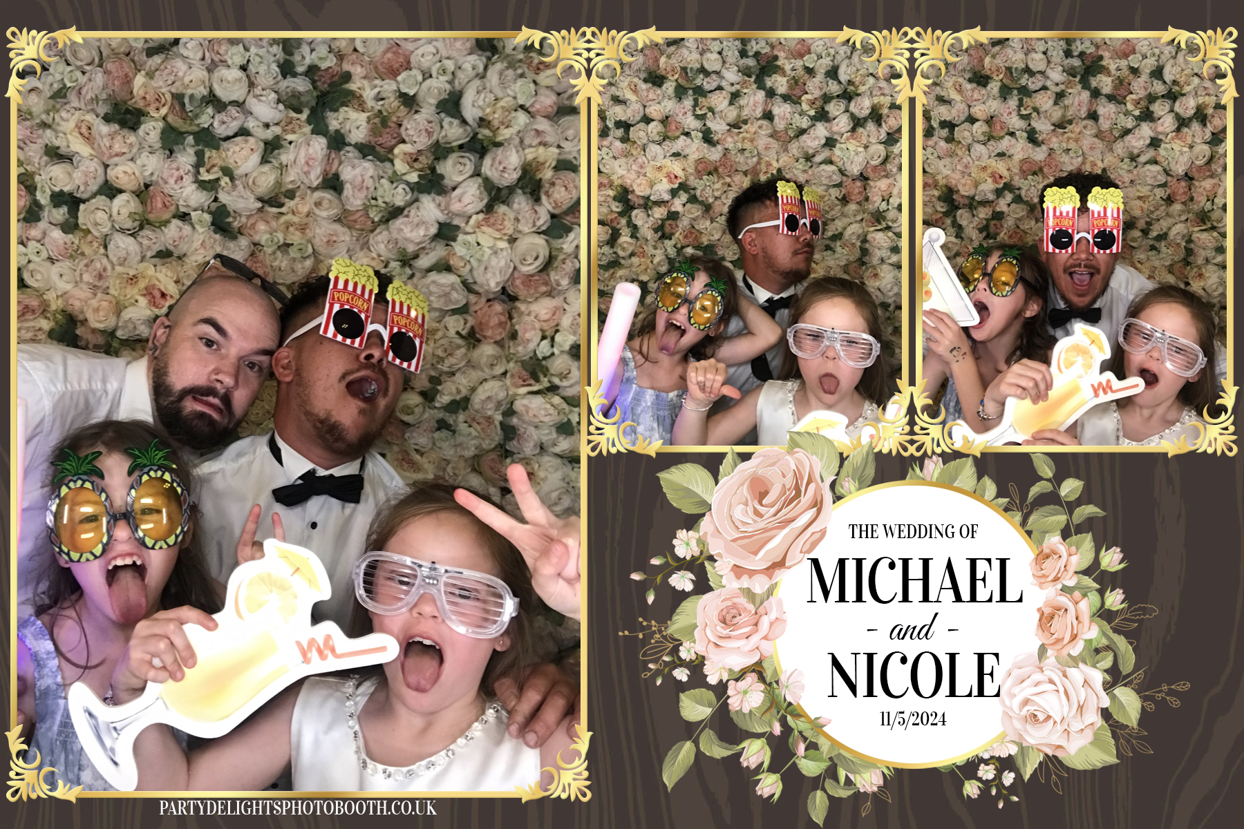 Michael & Nicole’s wedding | View more photos from the event at gallery.partydelightsphotobooth.co.uk/u/PartyDelightsPhotoBooth/Michael-Nicole’s-wedding