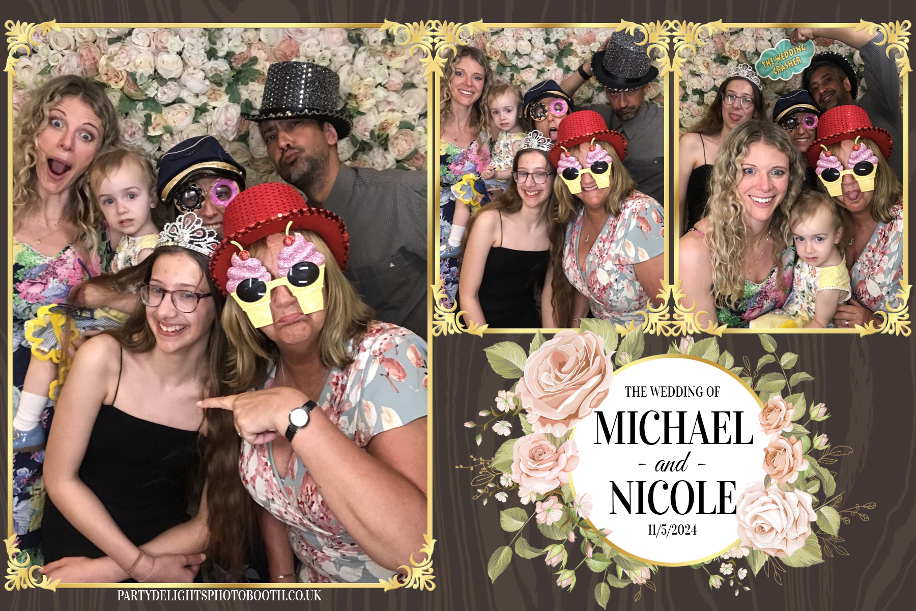 Michael & Nicole’s wedding | View more photos from the event at gallery.partydelightsphotobooth.co.uk/u/PartyDelightsPhotoBooth/Michael-Nicole’s-wedding