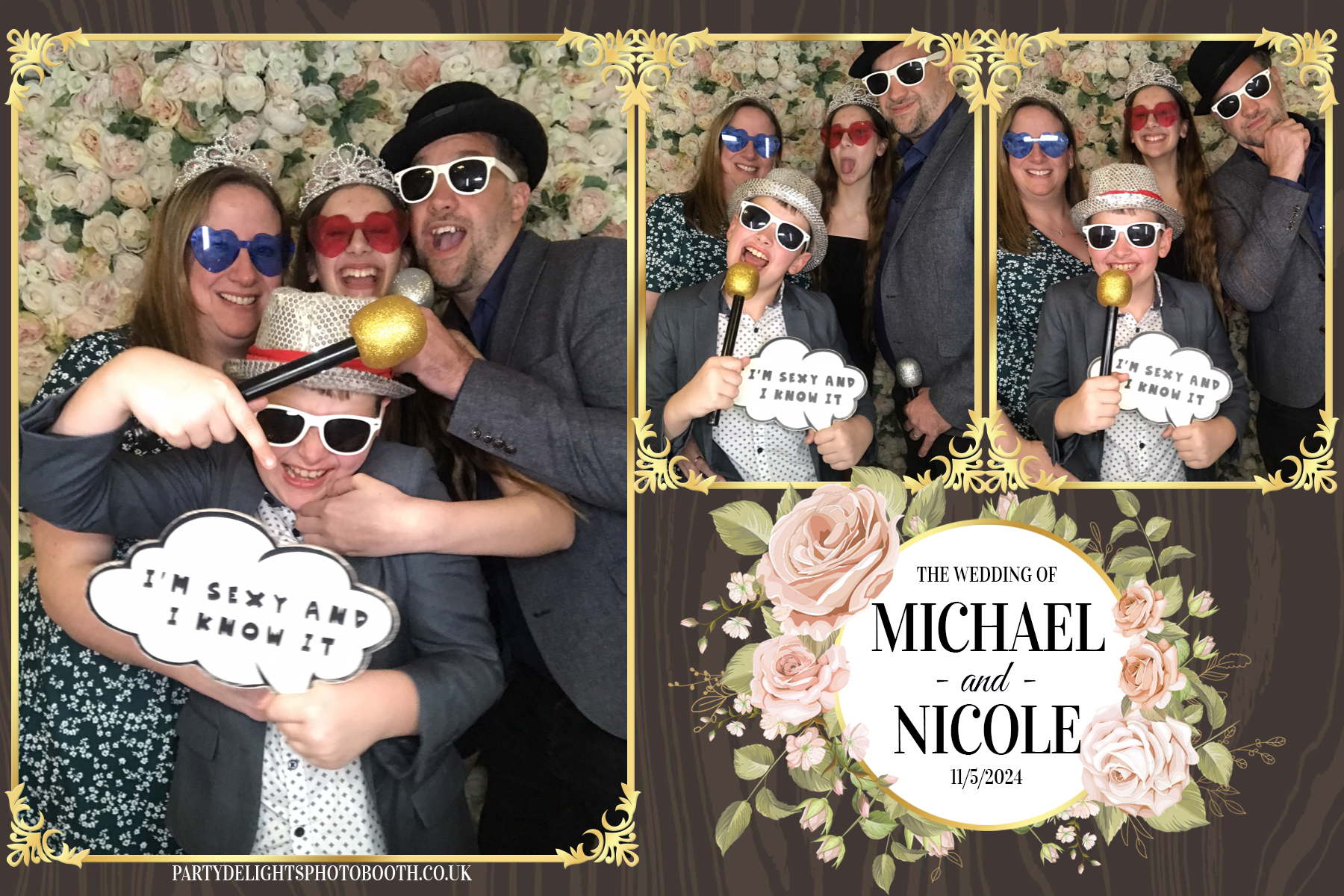 Michael & Nicole’s wedding | View more photos from the event at gallery.partydelightsphotobooth.co.uk/u/PartyDelightsPhotoBooth/Michael-Nicole’s-wedding