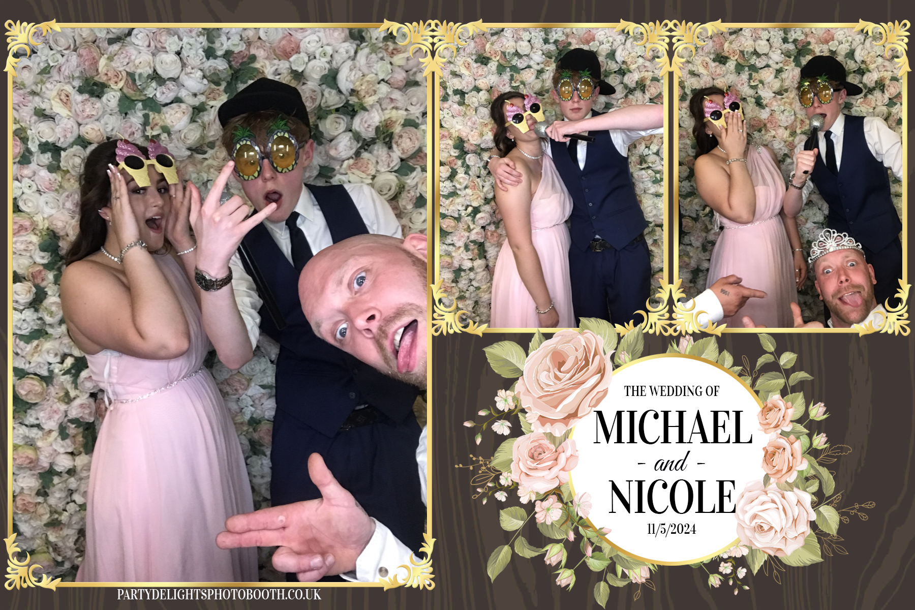 Michael & Nicole’s wedding | View more photos from the event at gallery.partydelightsphotobooth.co.uk/u/PartyDelightsPhotoBooth/Michael-Nicole’s-wedding