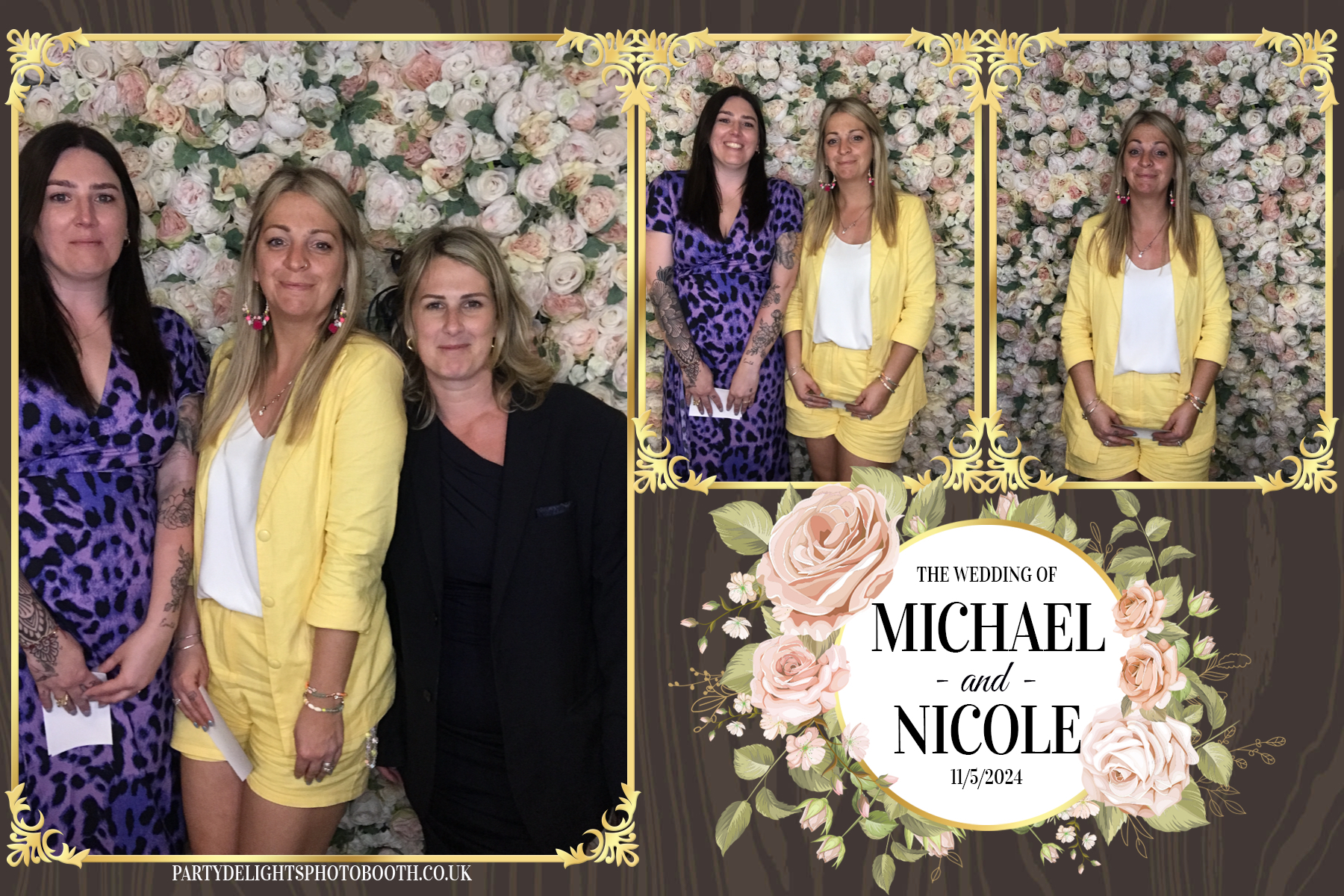 Michael & Nicole’s wedding | View more photos from the event at gallery.partydelightsphotobooth.co.uk/u/PartyDelightsPhotoBooth/Michael-Nicole’s-wedding