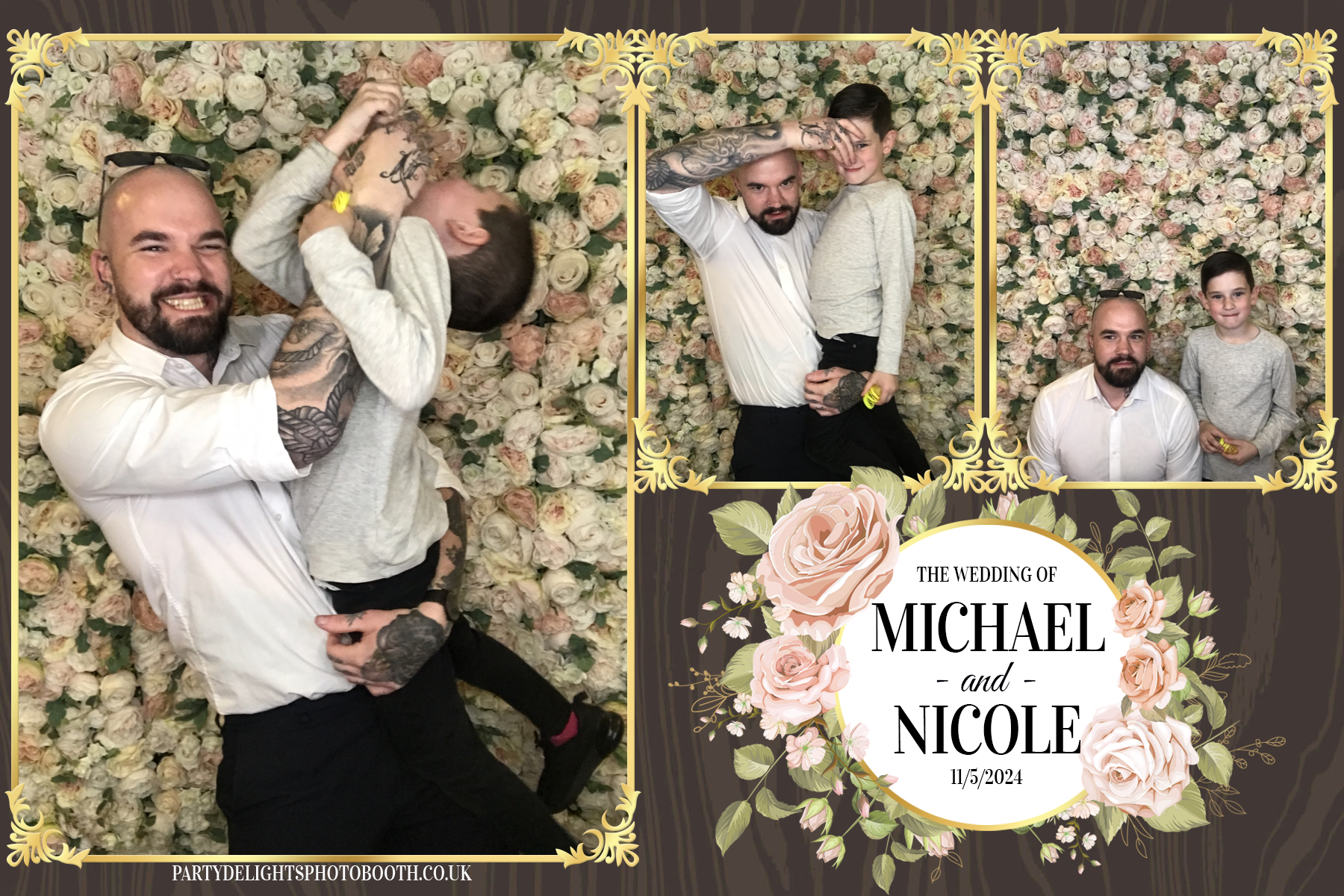 Michael & Nicole’s wedding | View more photos from the event at gallery.partydelightsphotobooth.co.uk/u/PartyDelightsPhotoBooth/Michael-Nicole’s-wedding